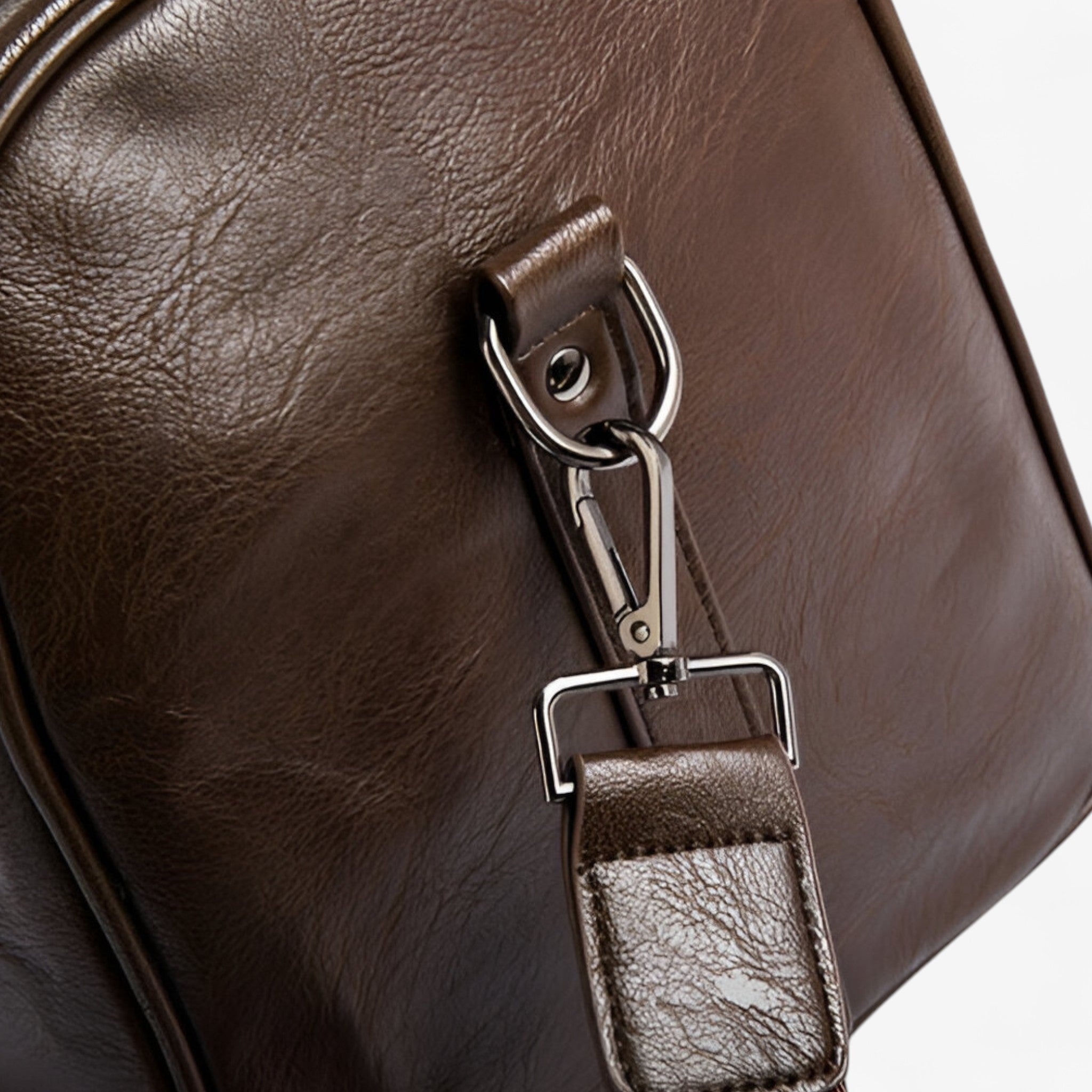 Borsa da Viaggio Uomo in Vera Pelle Nera - Grande e Robusta - - Bags borsa borsa uomo duffle bag duffle bags lunghi pelle uomo viaggi - Concept Palermo