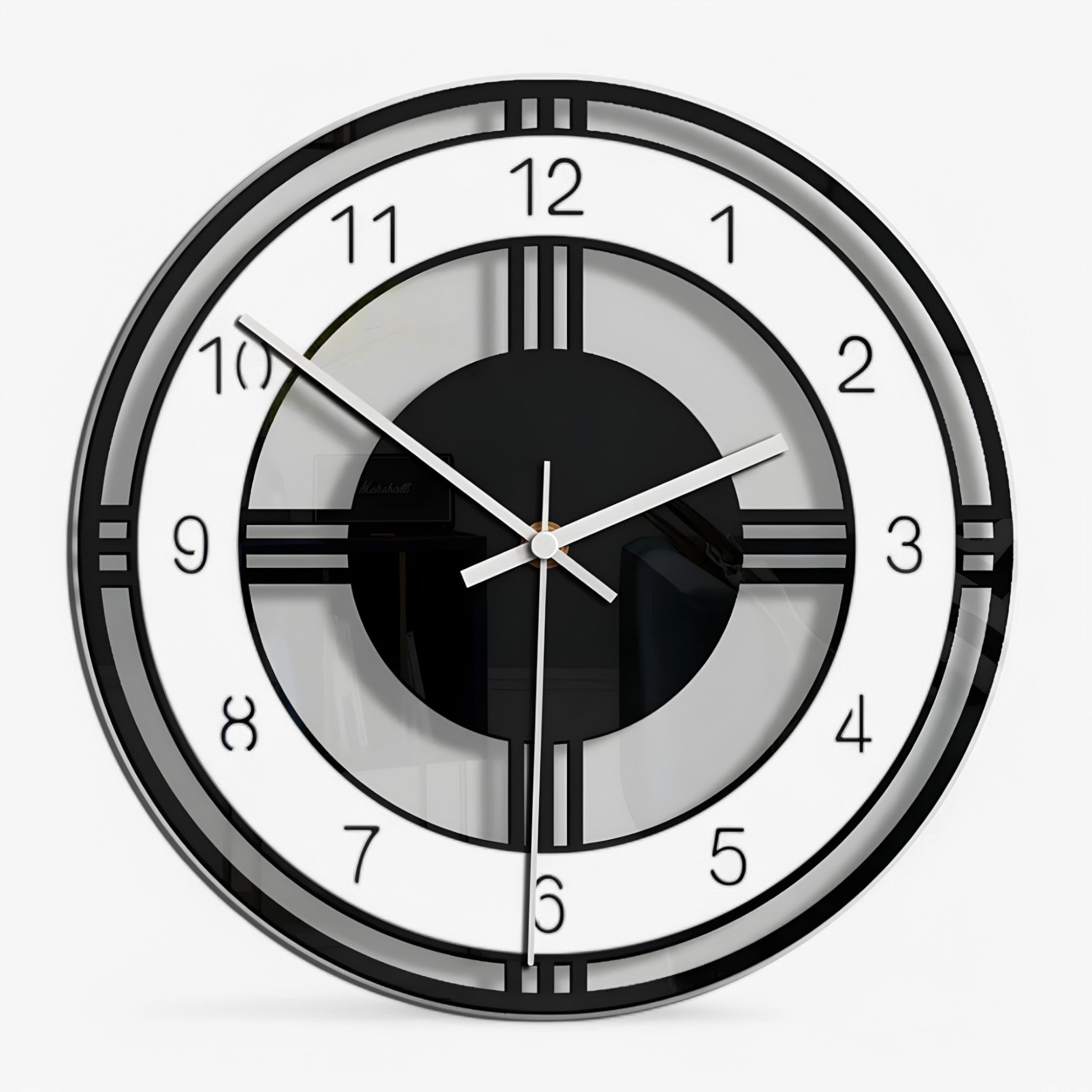 Orologio da Parete Grande Oro Silenzioso 60cm, Moderno di Lusso per Soggiorno, Ufficio, Cucina - - orologio orologio parete P212 parete uomo wall clocks - Concept Palermo