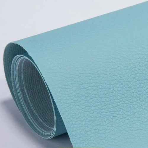 Toppe di Pelle Adesive Nere per Riparazione Divano, Sedile Auto, Abbigliamento - Confezione di 10x20cm - Bleu clair - adhésifs auto cross-from-marche-lino-15835938521437 cuir New-google new_for_google patchs patchs auto réparations - Concept Palermo