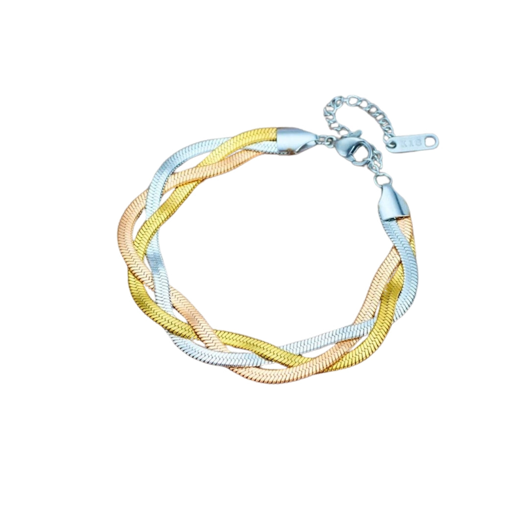 Set Orologio e Bracciali Donna Geneva Bling in Acciaio, Elegante e Luminoso - - acciaio bling BRACELETS donna geneva geneva bling jewelry - Concept Palermo