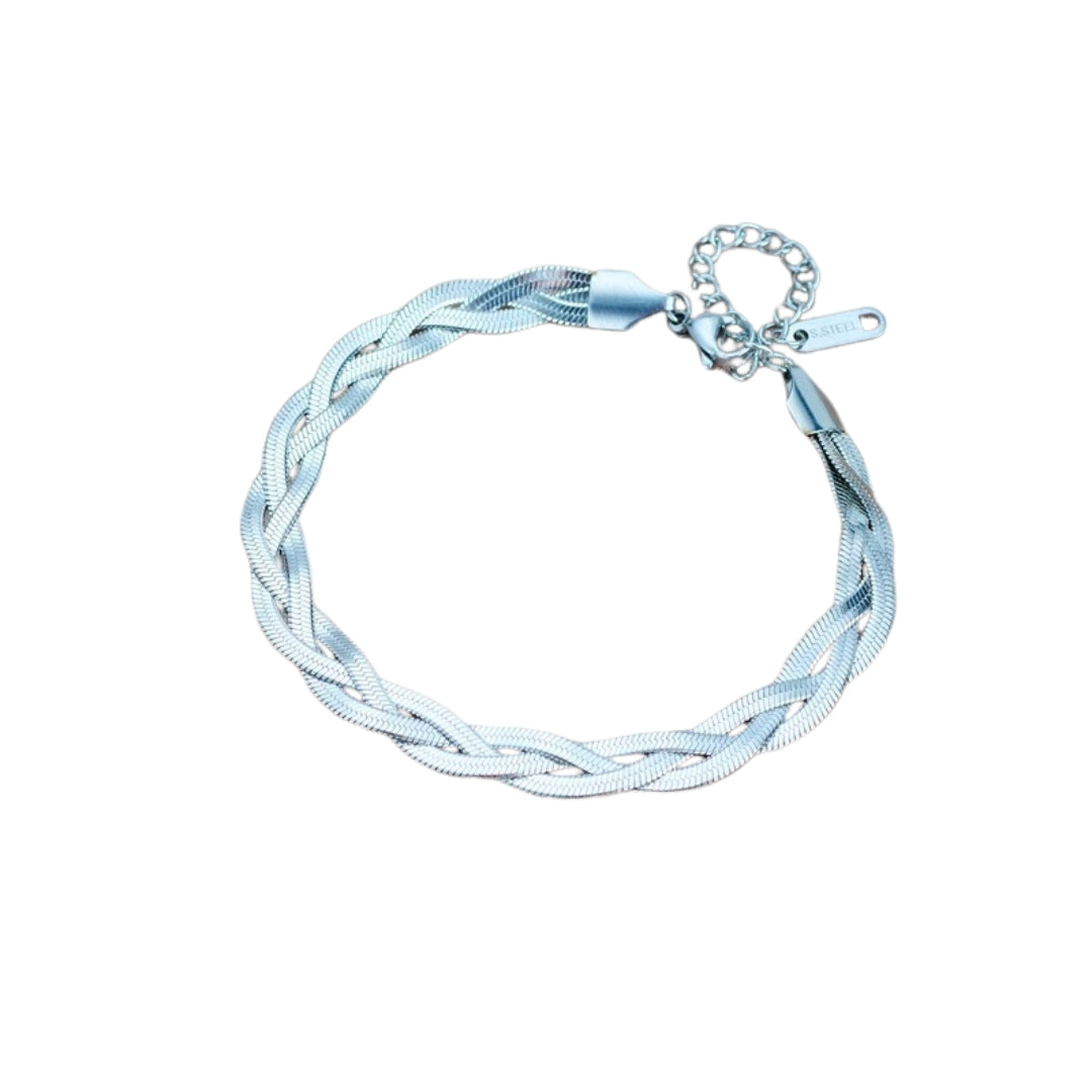 Set Orologio e Bracciali Donna Geneva Bling in Acciaio, Elegante e Luminoso - - acciaio bling BRACELETS donna geneva geneva bling jewelry - Concept Palermo