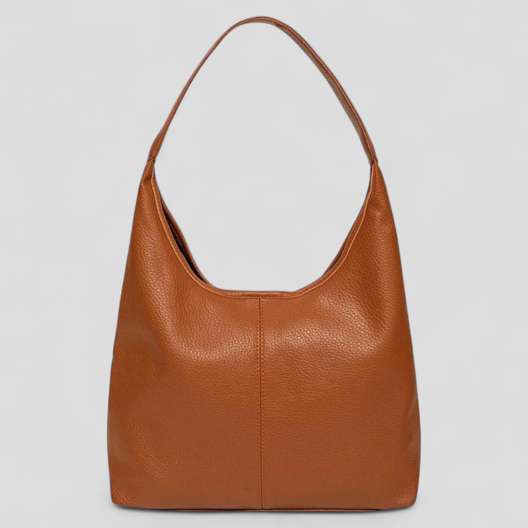 Borsa a spalla Eco-Friendly in Pelle Vegan Alina - Marrone cammello - alina bags borsa borsa spalla friendly Leather Bag pelle spalla vegan - Concept Palermo