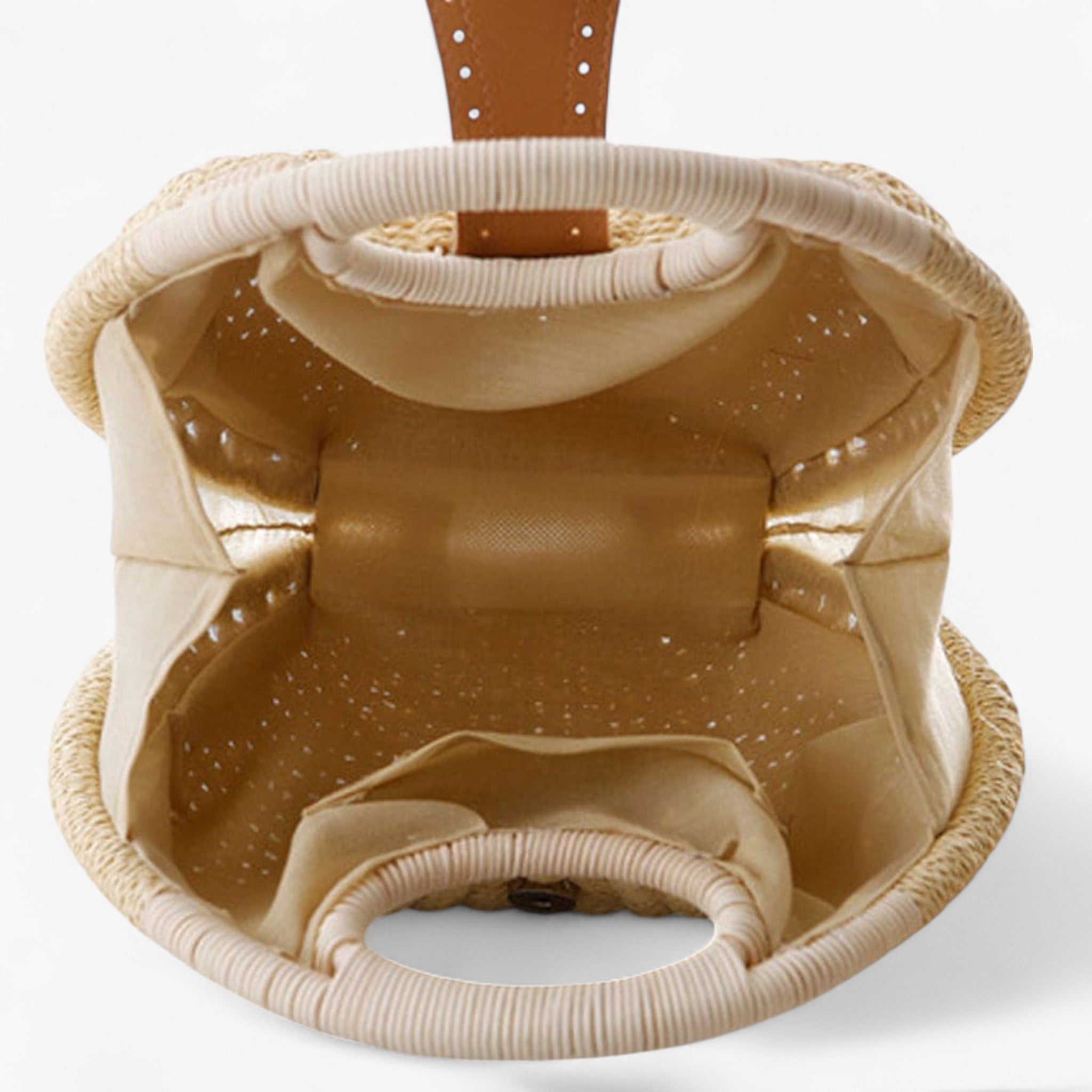 Borsa a Tracolla Donna in Rattan Naturale, Elegante Borsa Estiva da Spiaggia con Chiusura Sicura - - Bags borsa borsa rattan donna handbags rattan rattan bags Tassen women bags Women's handbags - Concept Palermo