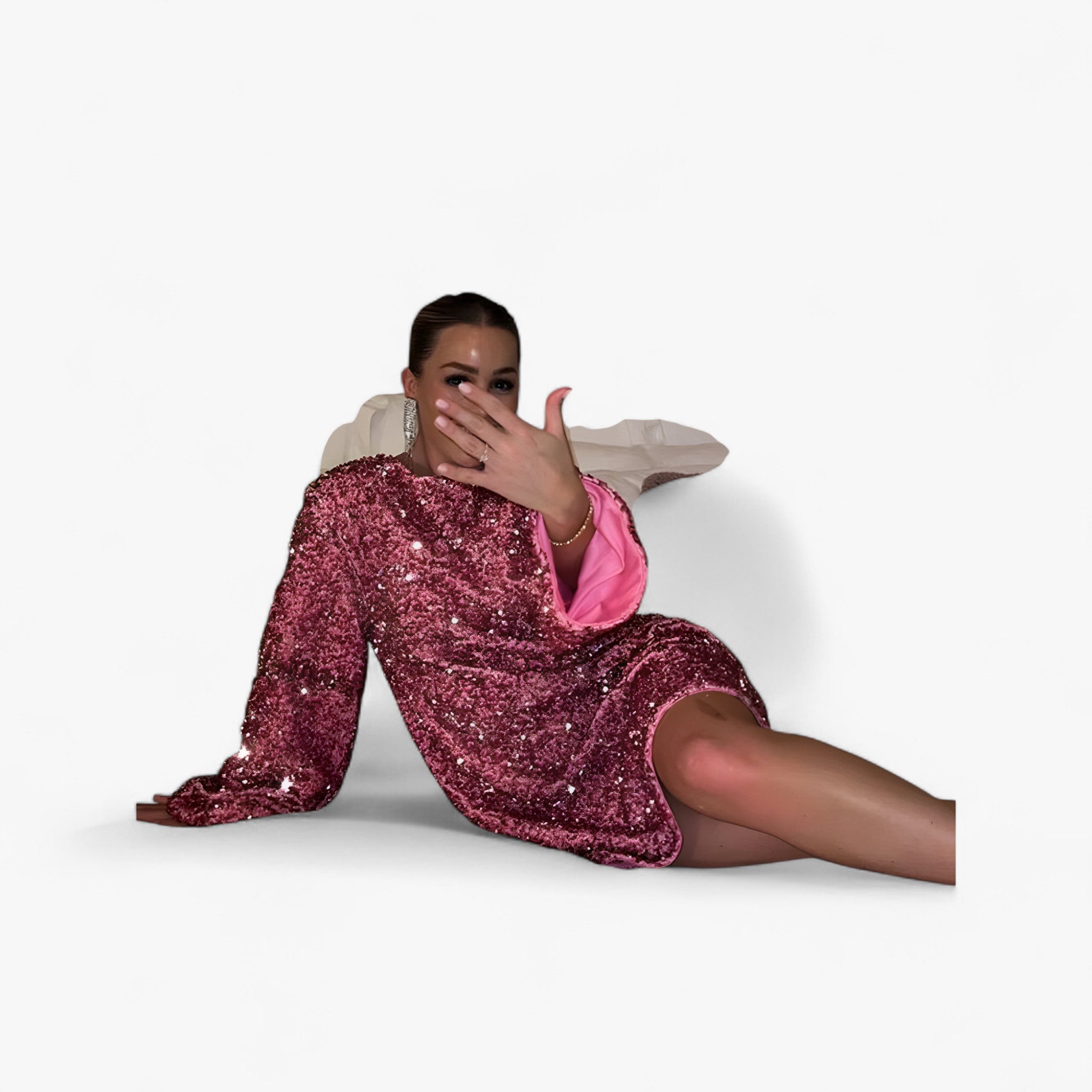 Minidress con paillettes - - 1012402 1itemsoldjan16th Damesmode dresses dresses-ai elegant_dresses-ai minidress minidress paillettes paillettes spring Tuckhub velori oslo20241009 Women - Concept Palermo