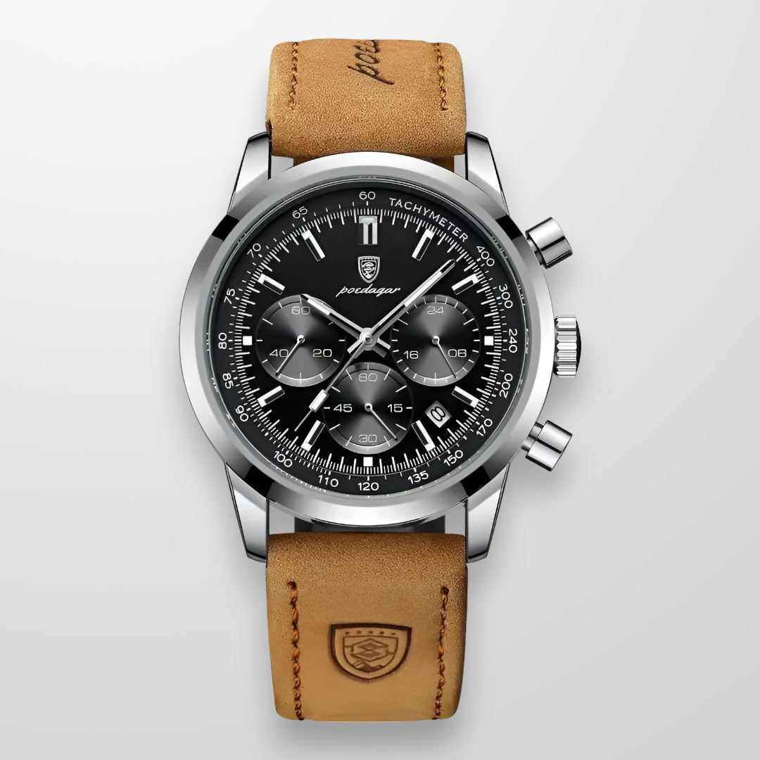 Orologio Uomo LuminousWatch™ Elegante, Luminoso al Buio, Quadrante Blu - Lusso e Stile - - horloges voor mannen lichtgevende wijzers luminouswatch LuminousWatch™ Luxe herenhorloge Luxe horlogerie new_for_google orologi precisietijdmeting saffierglas uomo verstelbaar bandje watches waterbestendig - Concept Palermo