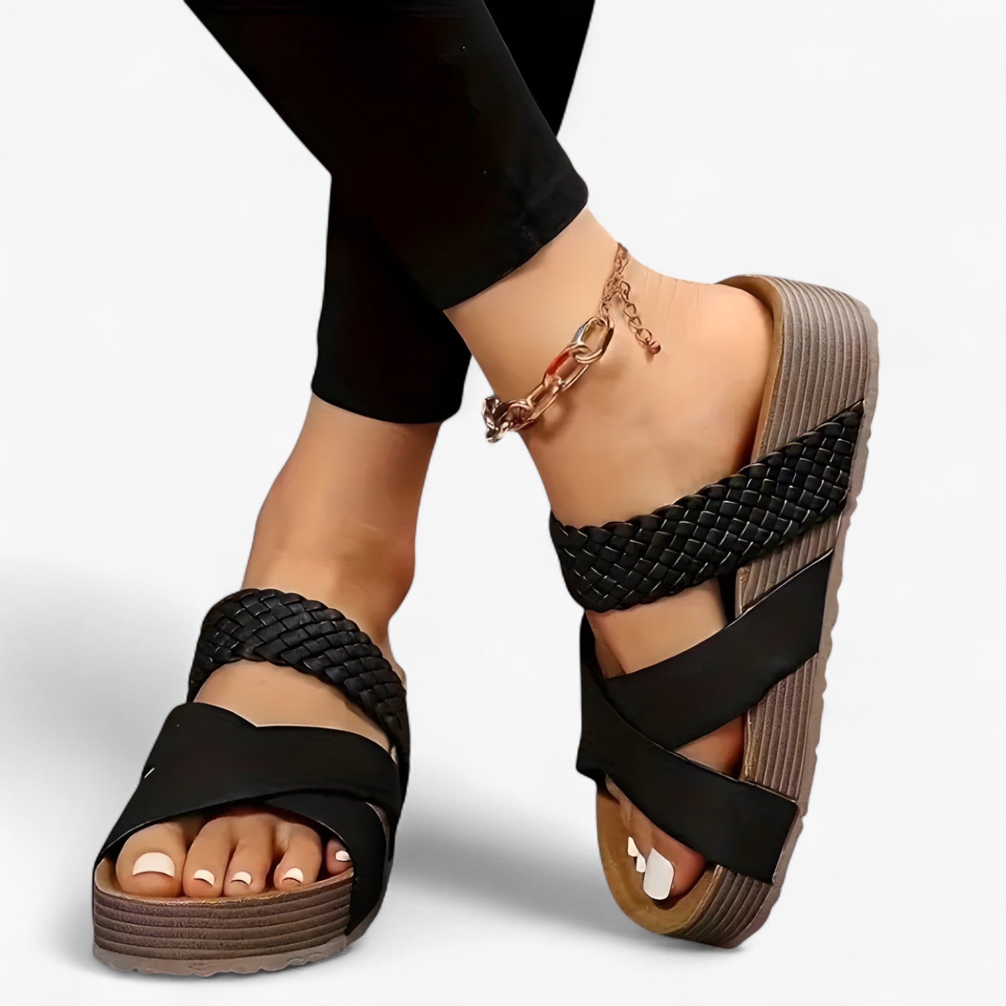 Sandalias veraniegas para mujer, cómodas y a la moda, varios colores y tallas