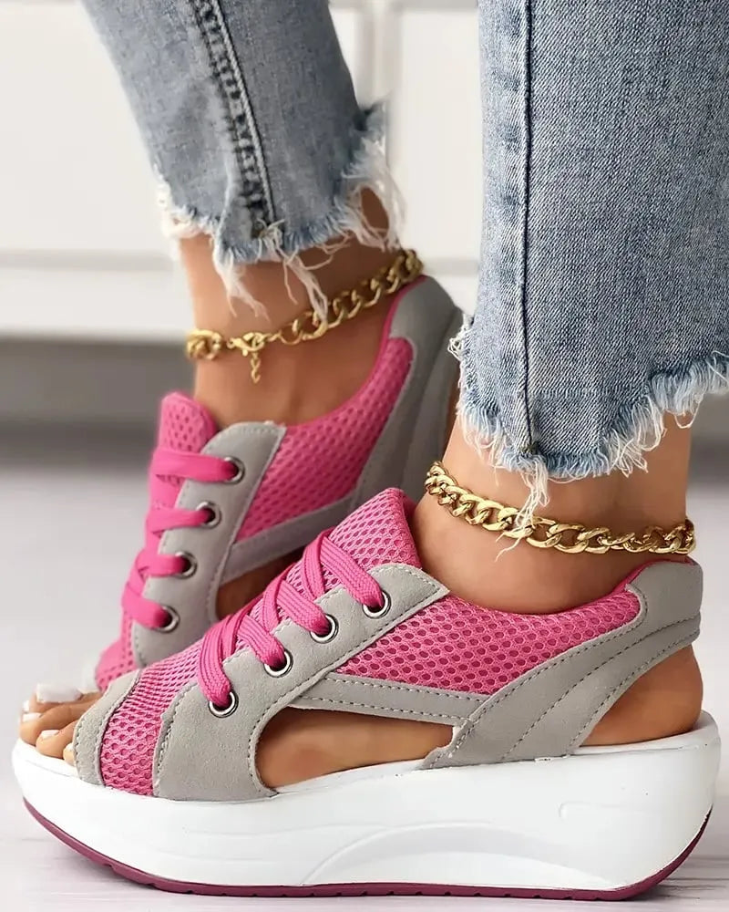 Sneakers da donna comode - Scarpe per giorni stylish e confortevoli - Rosa - comode confortevoli donna giorni scarpe shoes shoes for women sneakers sneakers donna - Concept Palermo