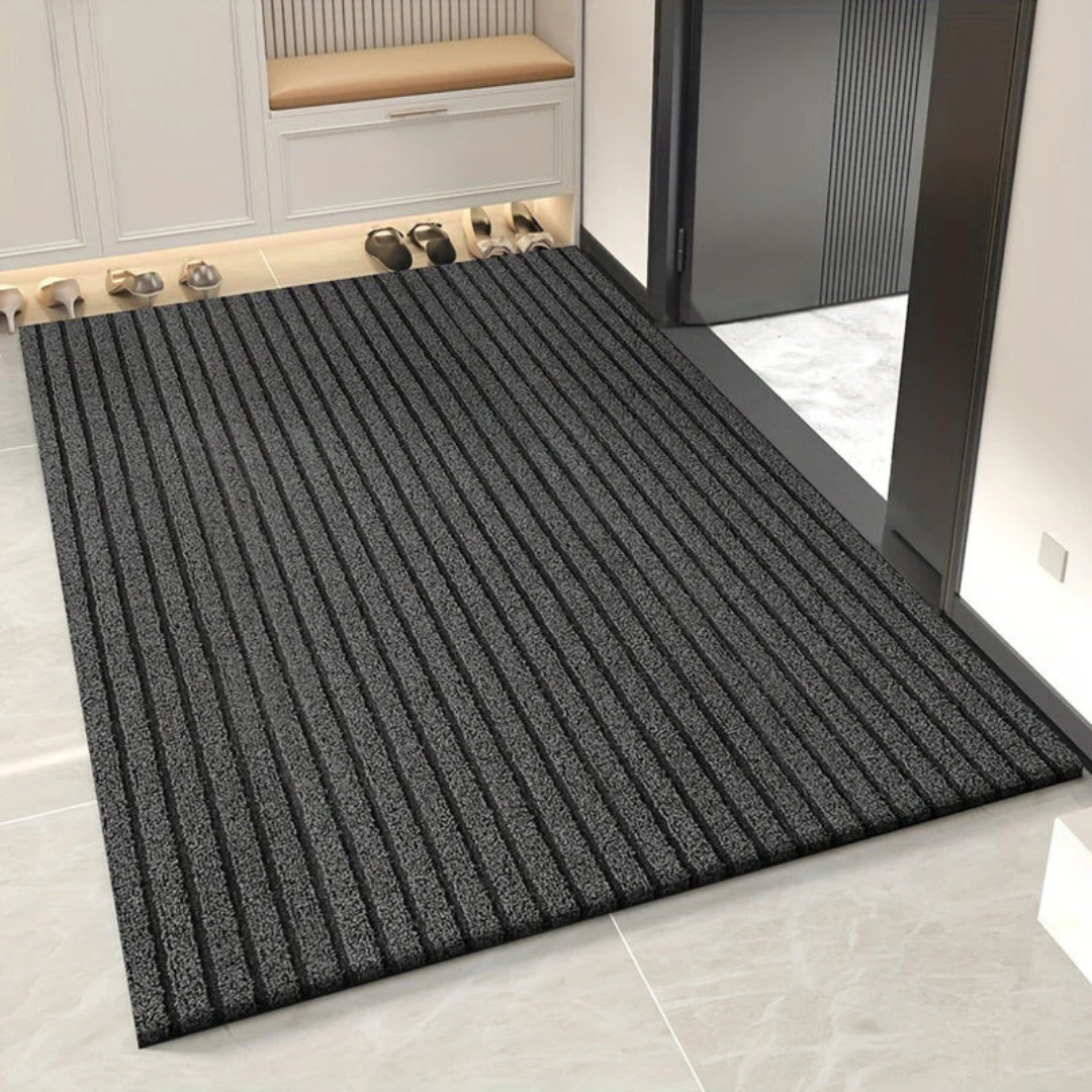 Entrea - Abito lungo fluido donna, stampa floreale, scollo a V, maniche corte - Gris - cross-from-marche-lino-15835938095453 entrea New-google P272 - Concept Palermo