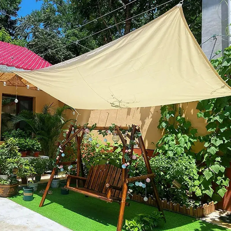 SailShade - Parasole impermeabile per esterni - Beige - esterni home & garden impermeabile Outdoor sunshade parasole sailshade Sun protection Sunshade Waterproof sunshade - Concept Palermo