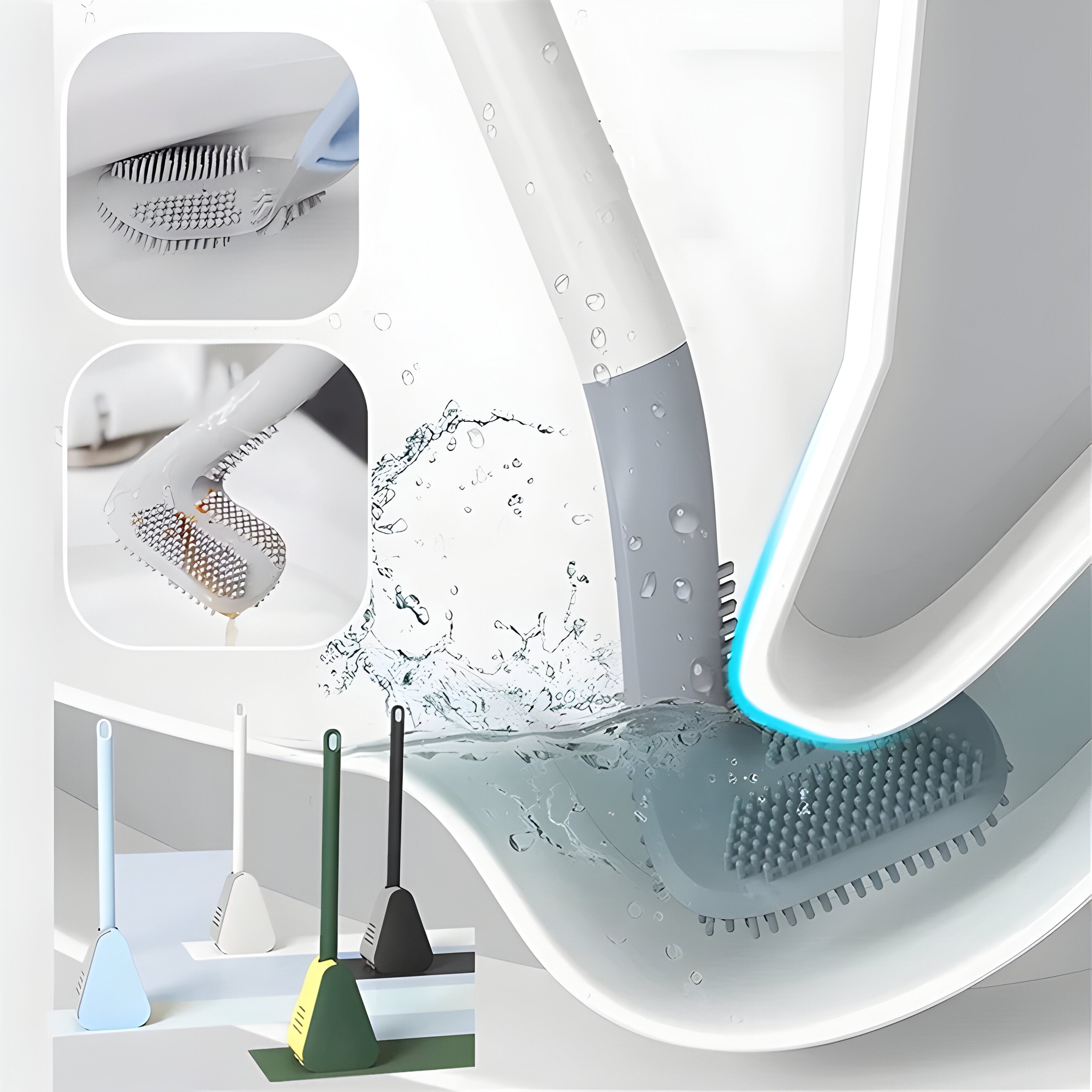 Spazzola per WC Golfstick™ + Astuccio - - astuccio brush cleaning brush golfstick home & garden spazzola spazzola golfstick toilet brush - Concept Palermo