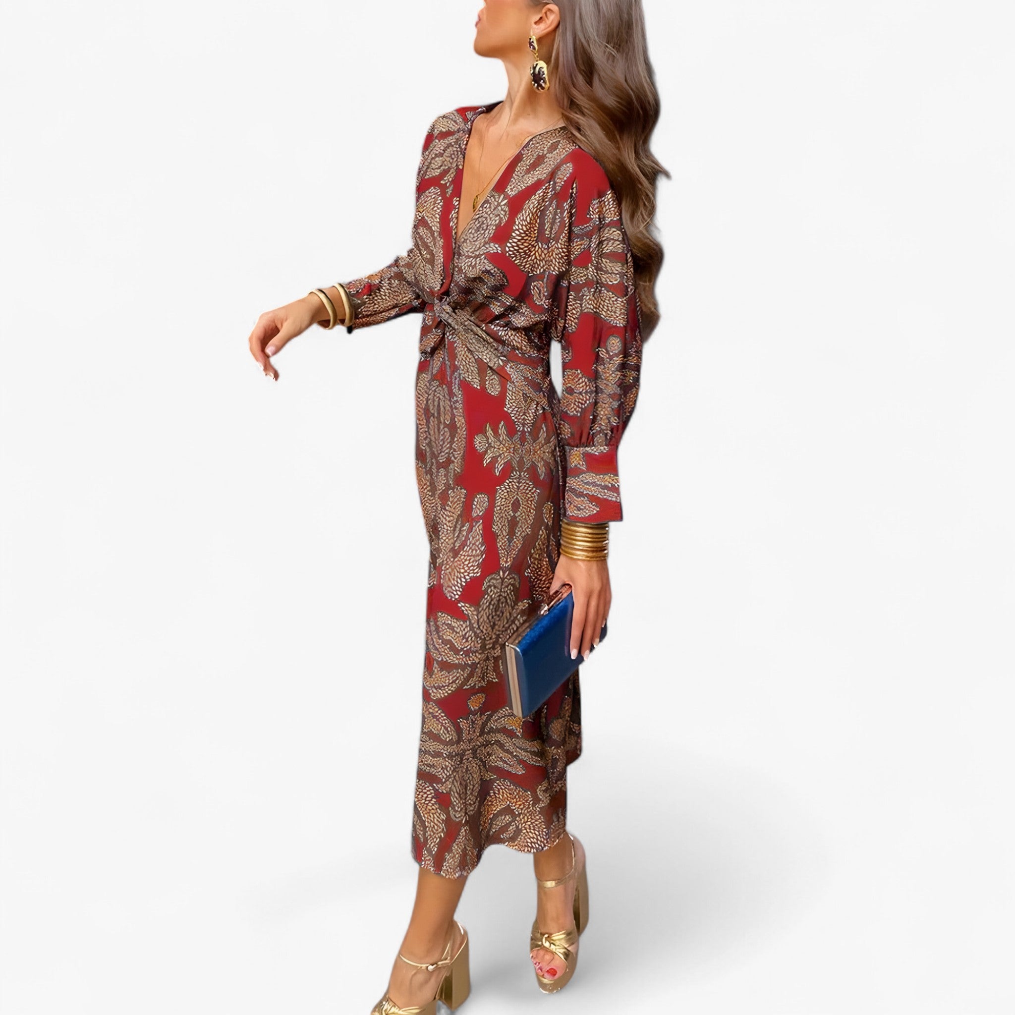 Abito di Eleganza Senza Tempo Donna - Rosso - abito abito eleganza donna dresses eleganza tempo - Concept Palermo