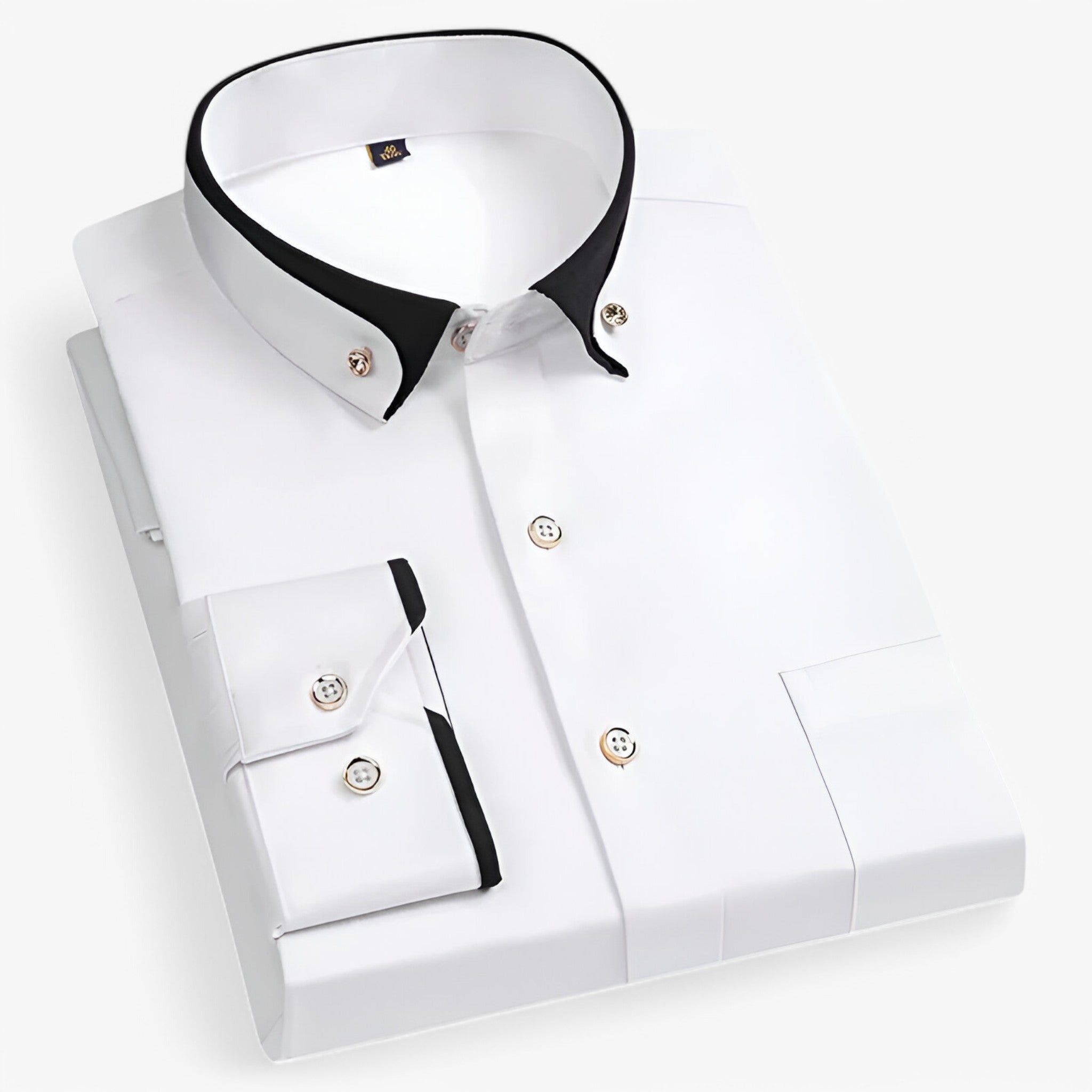 Camicia Uomo Elegante Comfort Fit in Cotone Traspirante per Lavoro e Cerimonie - Bianco - camicia camicia formale confortevole formale men's top clothes Ny Nye Ankomster Udsalg uomo - Concept Palermo