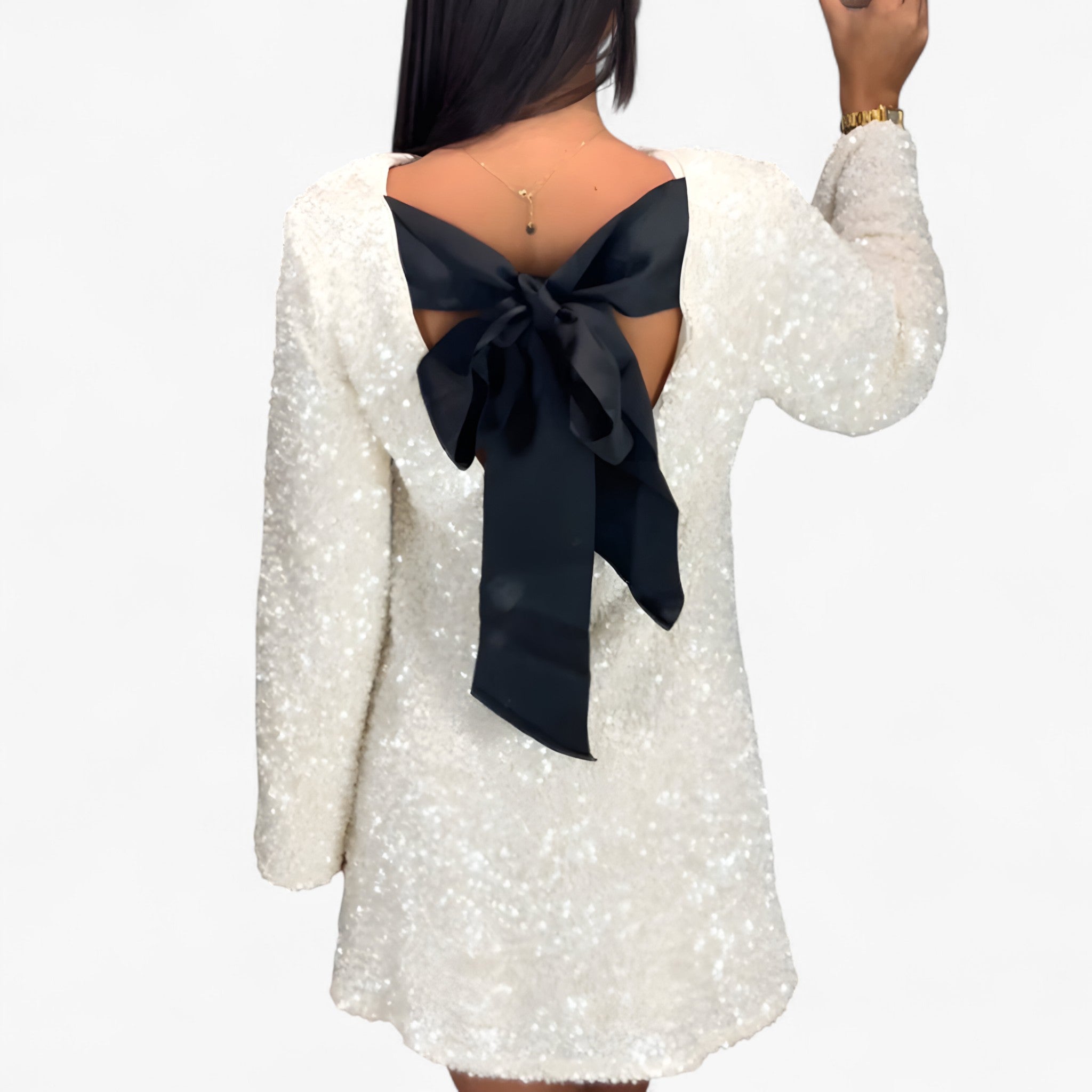 Minidress con paillettes - - 1012402 1itemsoldjan16th Damesmode dresses dresses-ai elegant_dresses-ai minidress minidress paillettes paillettes spring Tuckhub velori oslo20241009 Women - Concept Palermo