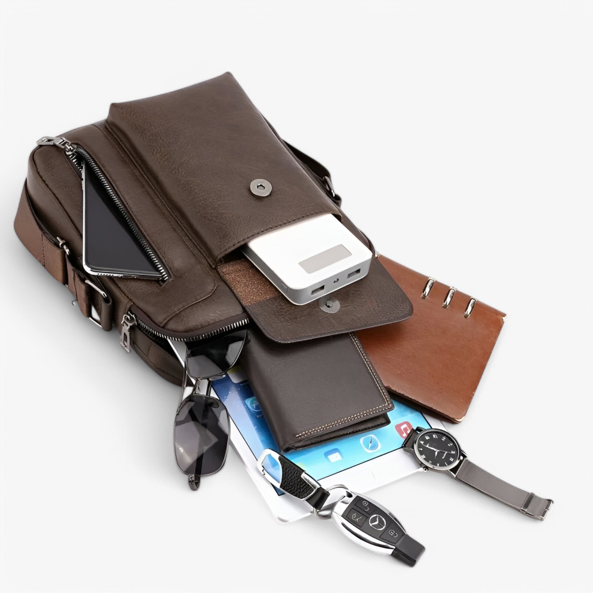 Borsa a Spalla in Pelle Luxe per Stile e Funzionalità Donna - - bags borsa borsa spalla business casual donna Elegant funzionalità luxe new pelle spalla - Concept Palermo