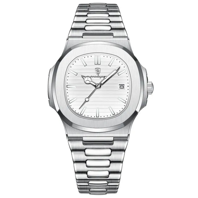 Orologio Classico in Acciaio Inossidabile Uomo - Alta Qualita, Consegna Rapida - Argento Bianco - acciaio alle producten collectie heren inossidabile mode orologio orologio acciaio uomo watches - Concept Palermo