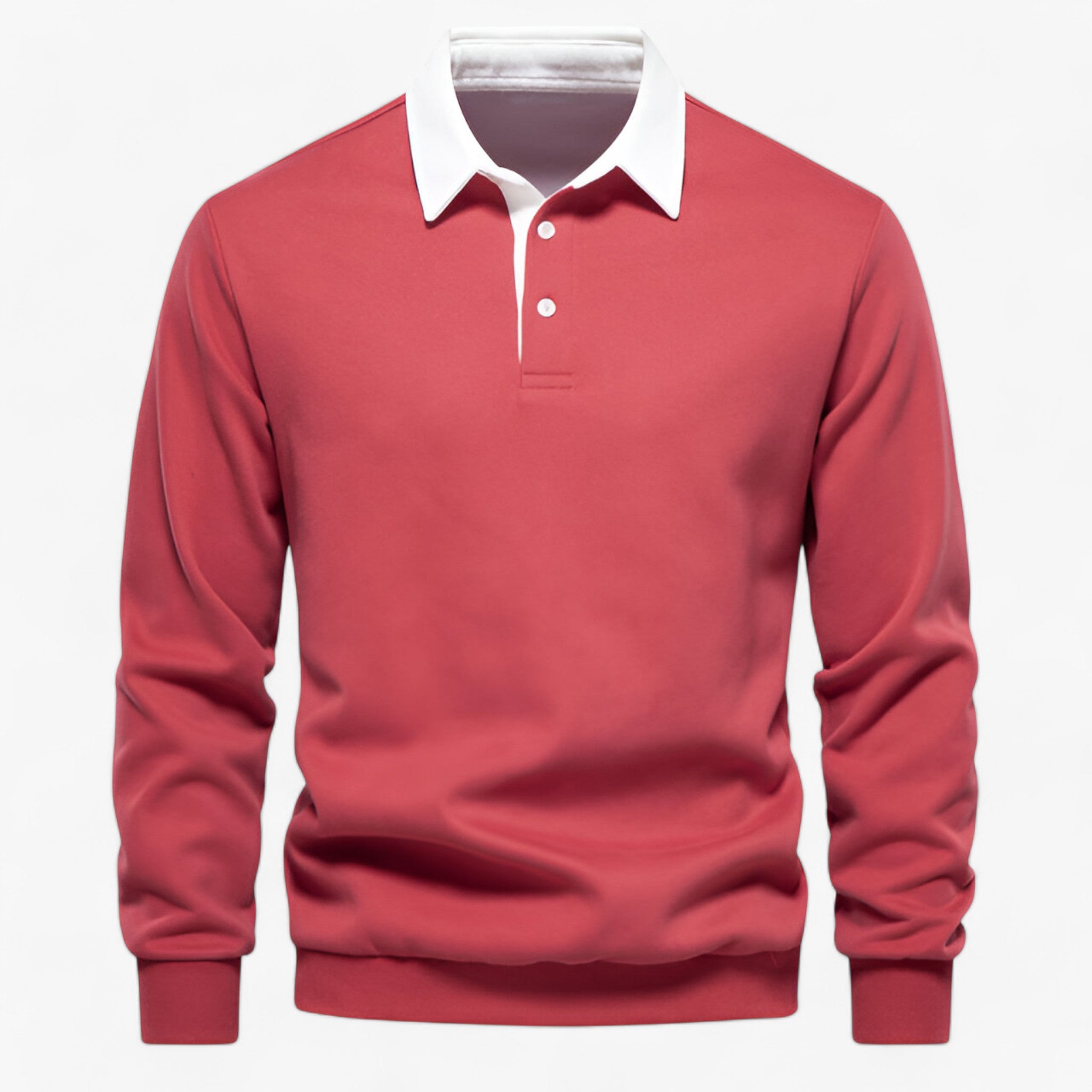 Polo in Fleece - La Scelta Ideale per Comfort e Calore Incomparabili Uomo - Rosso - calore CASUAL comfort COTTON fleece Heren incomparabili MEN men's sweater MÄNNER polo polo fleece Polyester Pullover & Jacken scelta Tops - Concept Palermo