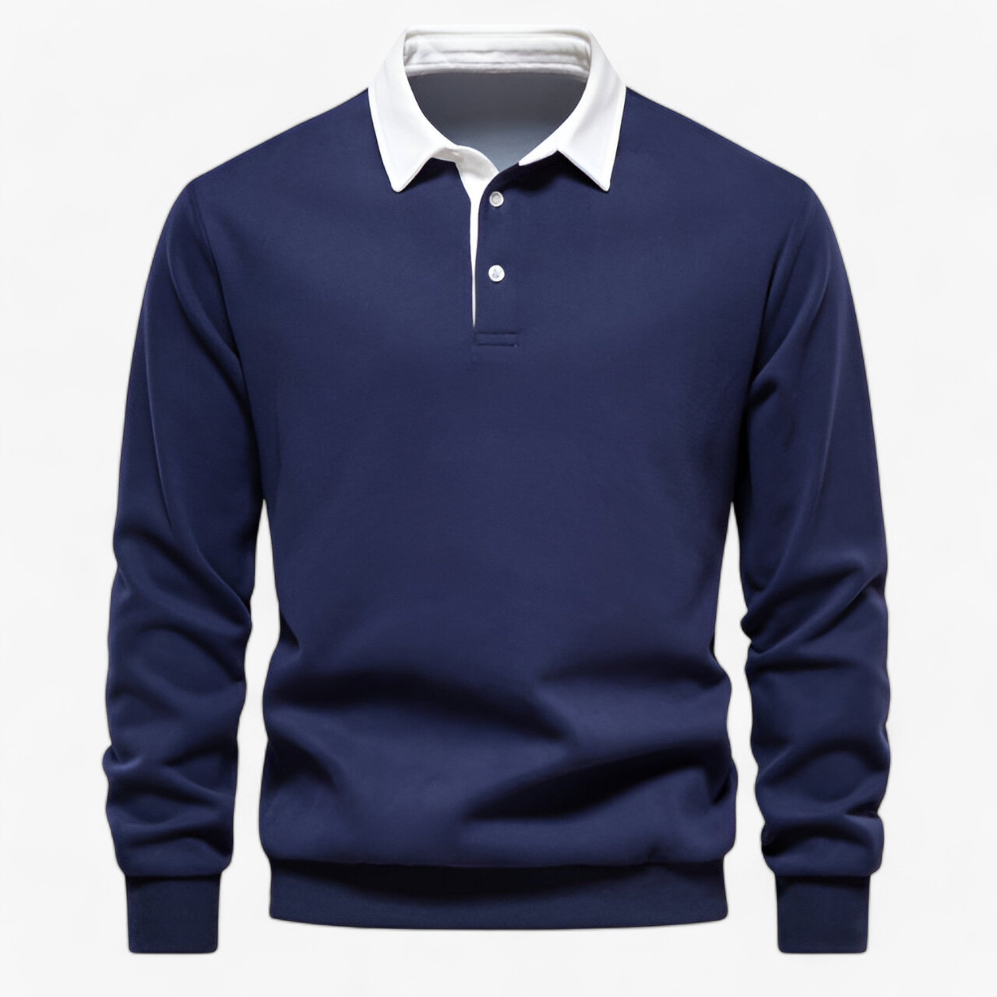 Polo in Fleece - La Scelta Ideale per Comfort e Calore Incomparabili Uomo - Blu scuro - calore CASUAL comfort COTTON fleece Heren incomparabili MEN men's sweater MÄNNER polo polo fleece Polyester Pullover & Jacken scelta Tops - Concept Palermo
