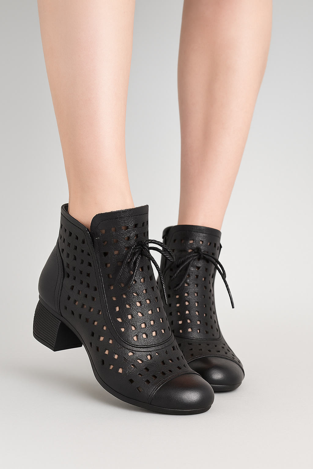 Stivaletti Estivi con Lacci e Design Traforato Uomo - - BOOTS Boots & Shoes design estivi lacci shoes shoes for women shoes woman Shoes women stivaletti stivaletti estivi traforato uomo - Concept Palermo