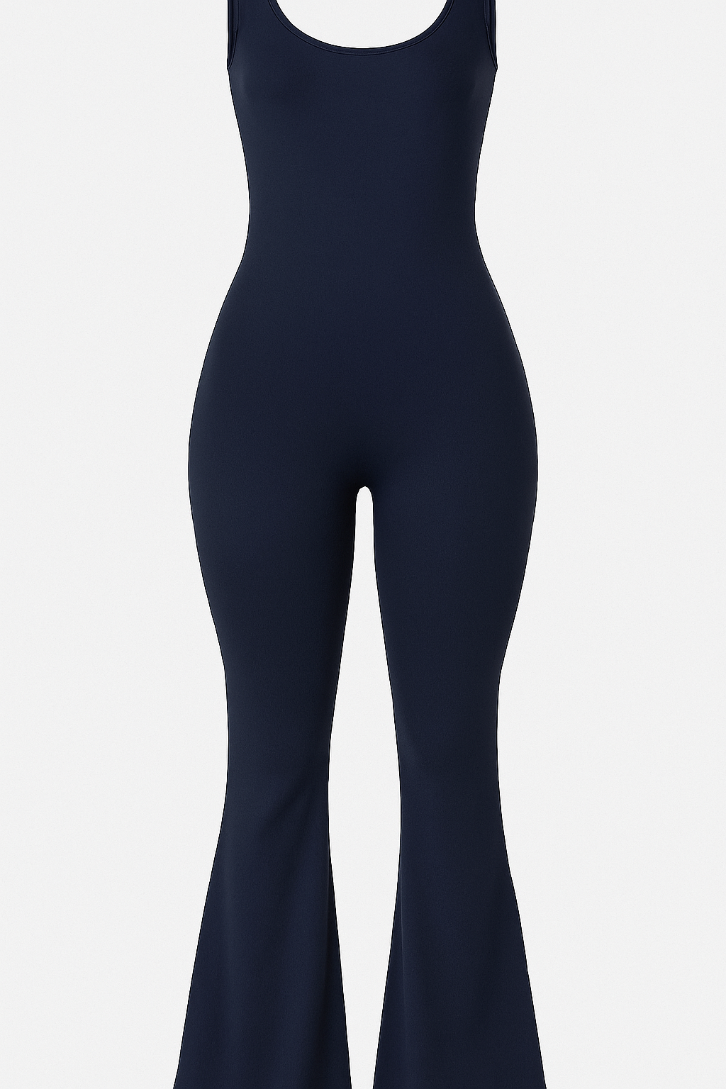 Tuta Sportiva a Zampa Senza Maniche a Compressione - Blu scuro - 12/28/2024 compressione jumpsuit maniche one-pieces sportiva Summer/Jumpsuit tuta tuta sportiva zampa - Concept Palermo