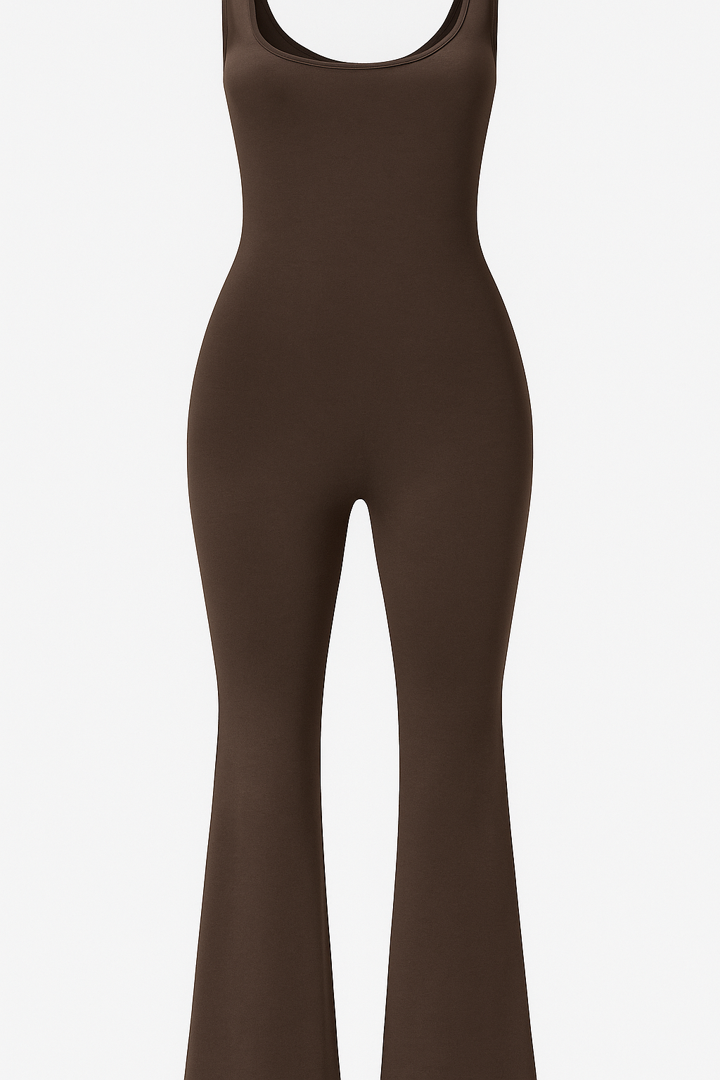 Tuta Sportiva a Zampa Senza Maniche a Compressione - Marrone - 12/28/2024 compressione jumpsuit maniche one-pieces sportiva Summer/Jumpsuit tuta tuta sportiva zampa - Concept Palermo