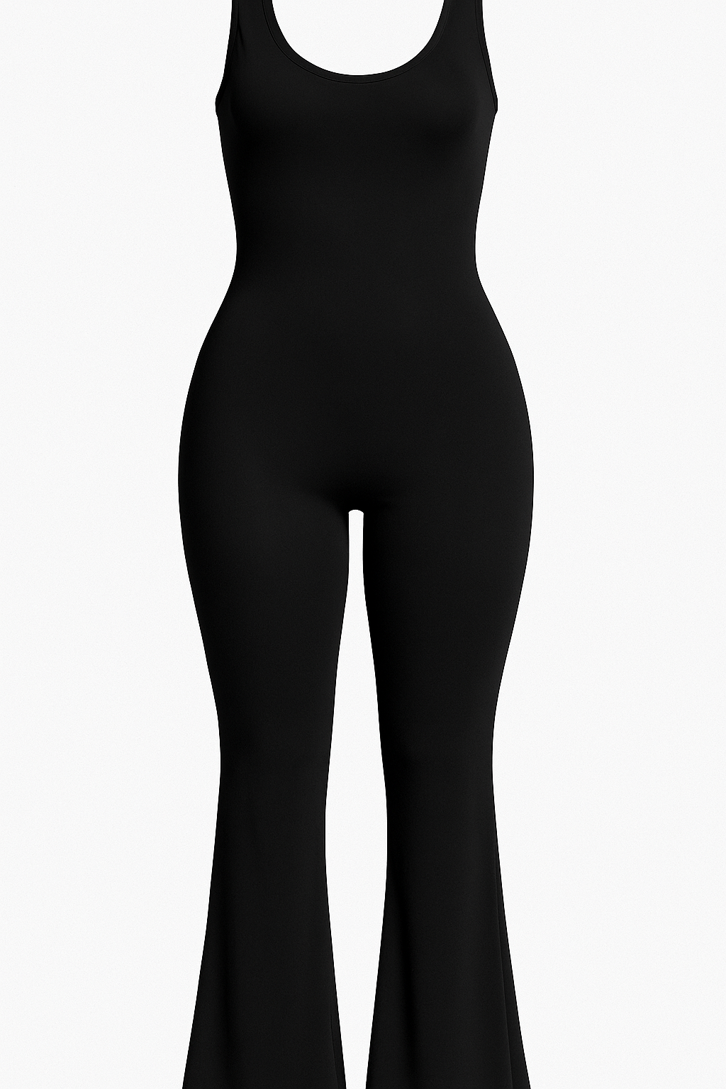 Tuta Sportiva a Zampa Senza Maniche a Compressione - Nero - 12/28/2024 compressione jumpsuit maniche one-pieces sportiva Summer/Jumpsuit tuta tuta sportiva zampa - Concept Palermo