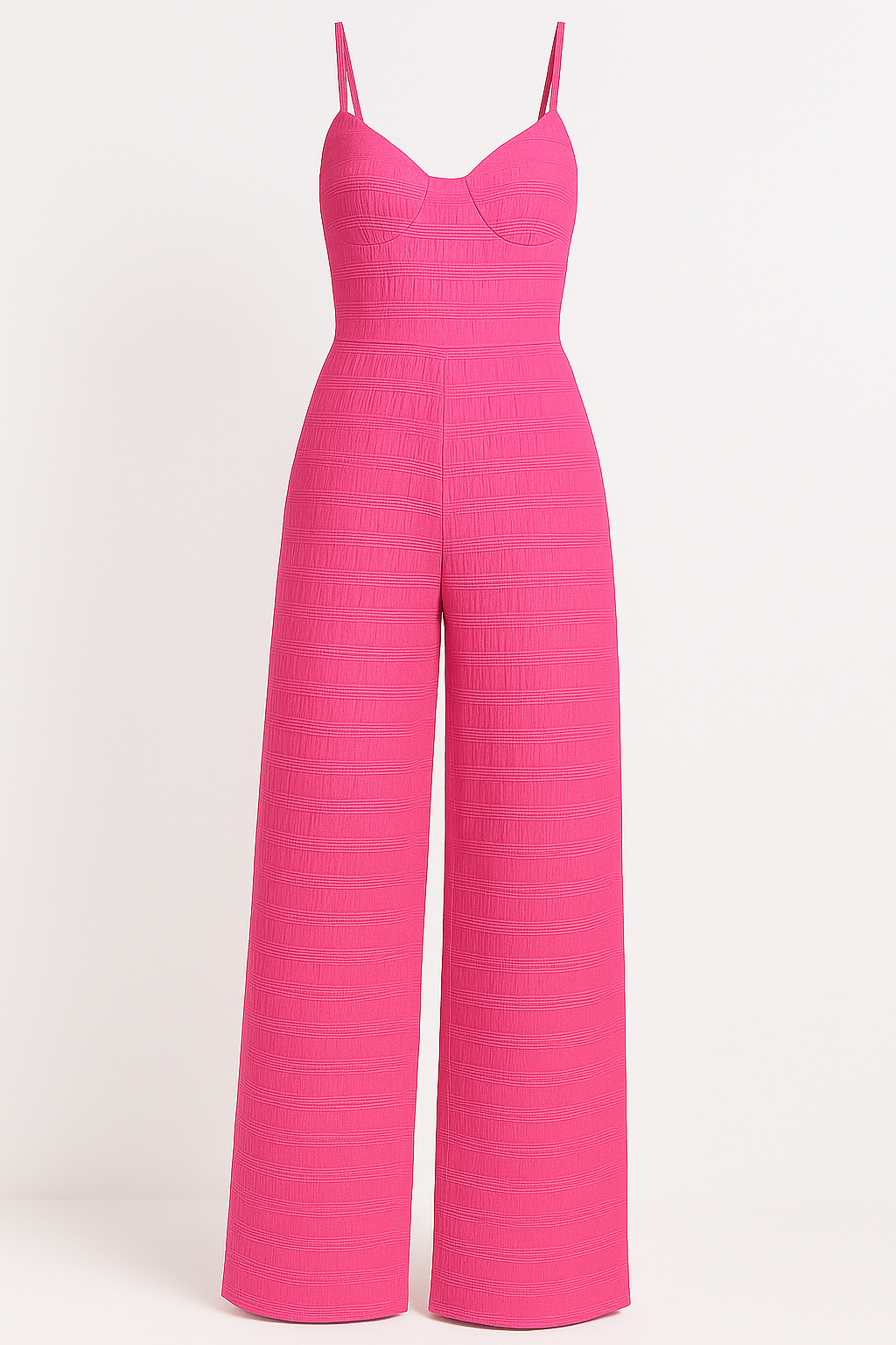 Tuta estiva con spalline sottili e nodo sulla schiena - Rosa rossa - estiva female dress Maxi Dresses nodo one-pieces schiena soft fabric dress sottili spalline sulla summer dress trendy dress tuta women's dress - Concept Palermo