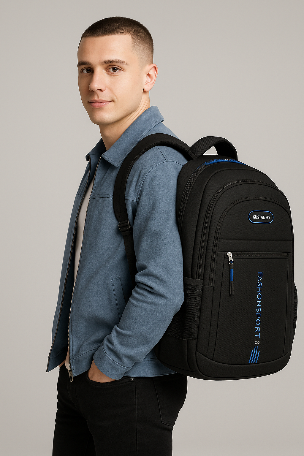 Zaino Impermeabile Oxford Moderno per Uomini - - Backpacks Bags impermeabile mens bag oxford uomini zaino zaino impermeabile - Concept Palermo