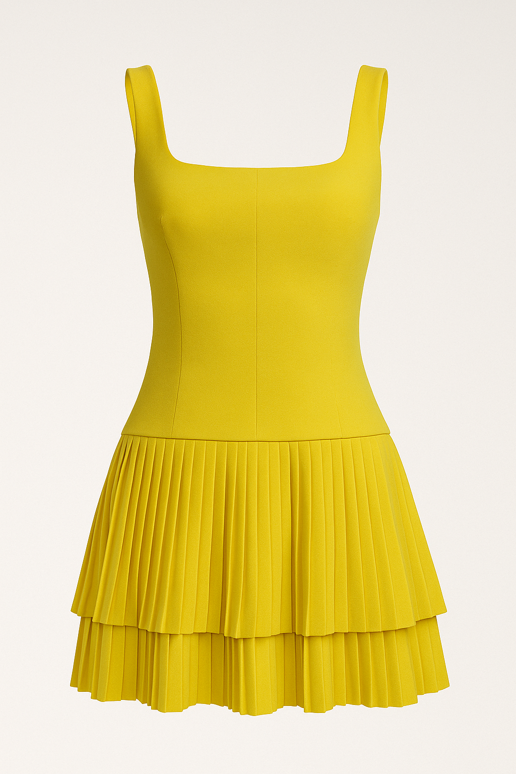 Abito Corto con Gonna Plissé a Balze Donna - - abito abito gonna balze beyond impact black blue cathryn-d clothing coll:dresses coll:work_chic coll:workleisure daily donna dresses elegant flashsale2023 gonna hm selected in_six_month inner sample invisible zipper joey select2 leisure memorial day sale no not_low_sales photo_model pink pleated plissé red regular regular fit short sleeveless slight stretch spring square neck summer white women work woven fabric yellow - Concept Palermo