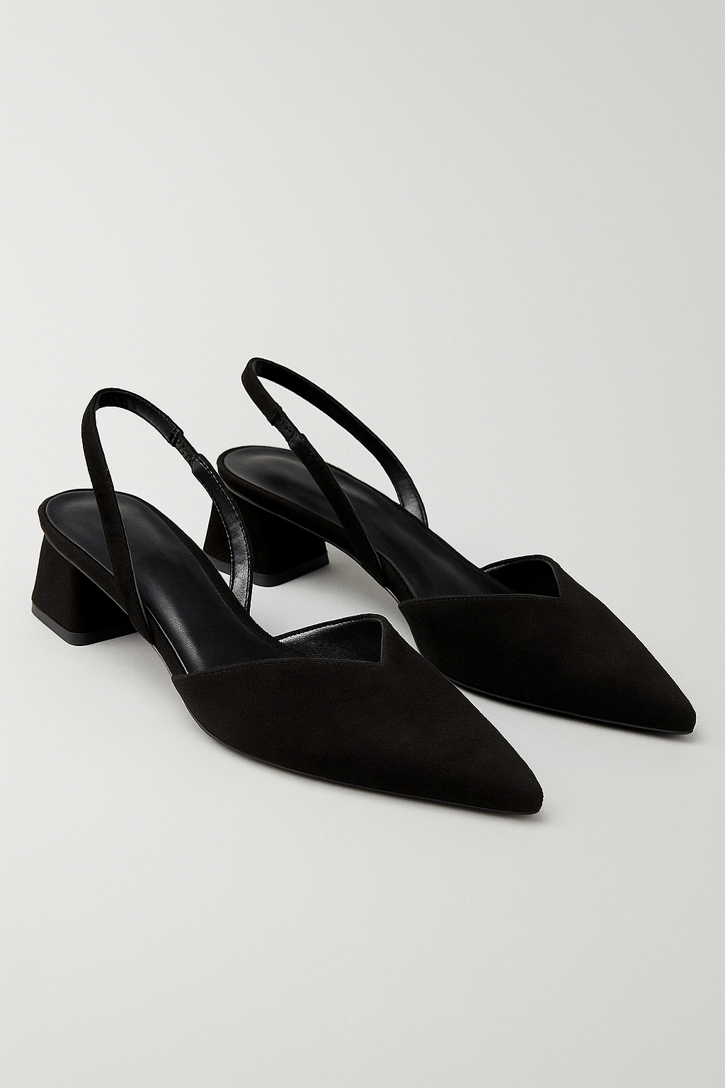 Scarpe slingback con punta a forma di diamante e tacco blocco moderno - Alta Qualita, Consegna Rapida - Nero - blocco diamante forma Frauen Sandalen matilda | scarpe slingback eleganti con punta a forma di diamante e tacco blocco moderno- € punta scarpe scarpe slingback slingback SPRING - Concept Palermo
