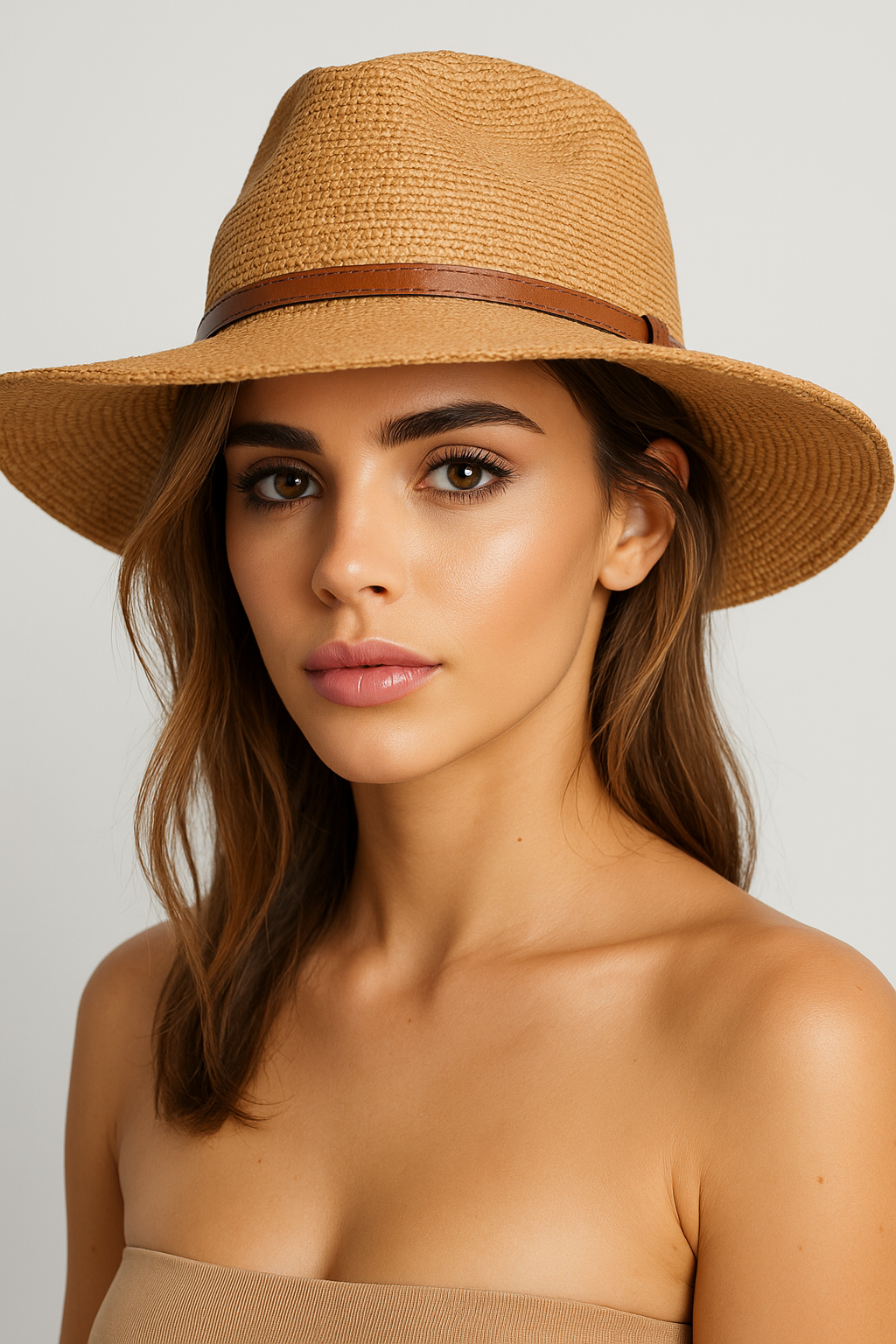 Cappello estivo in rafia intrecciata con cinturino in pelle Uomo - - cappello cappello estivo cinturino estivo intrecciata jewelry pelle rafia summer hat Sun Hats unisex - Concept Palermo