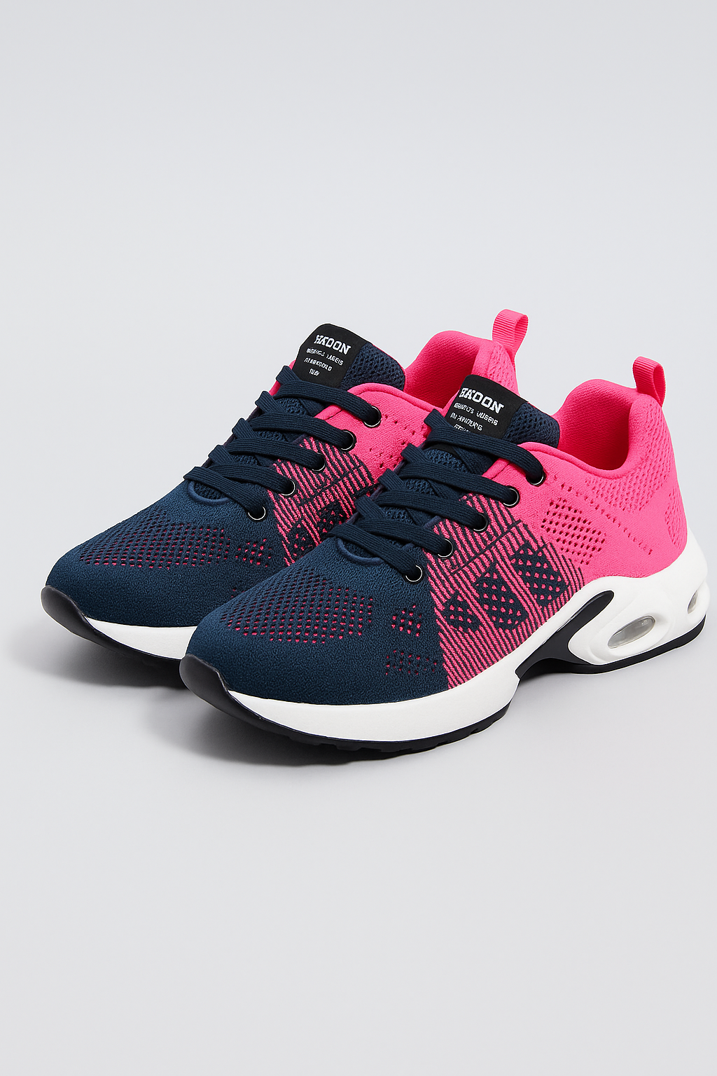 Sneakers da donna con suola con cuscinetto d'aria e rete traspirante Plastica - Blu-rosa - aria cuscinetto donna plastica rete shoes shoes woman sneakers sneakers donna WOMEN womens shoes - Concept Palermo