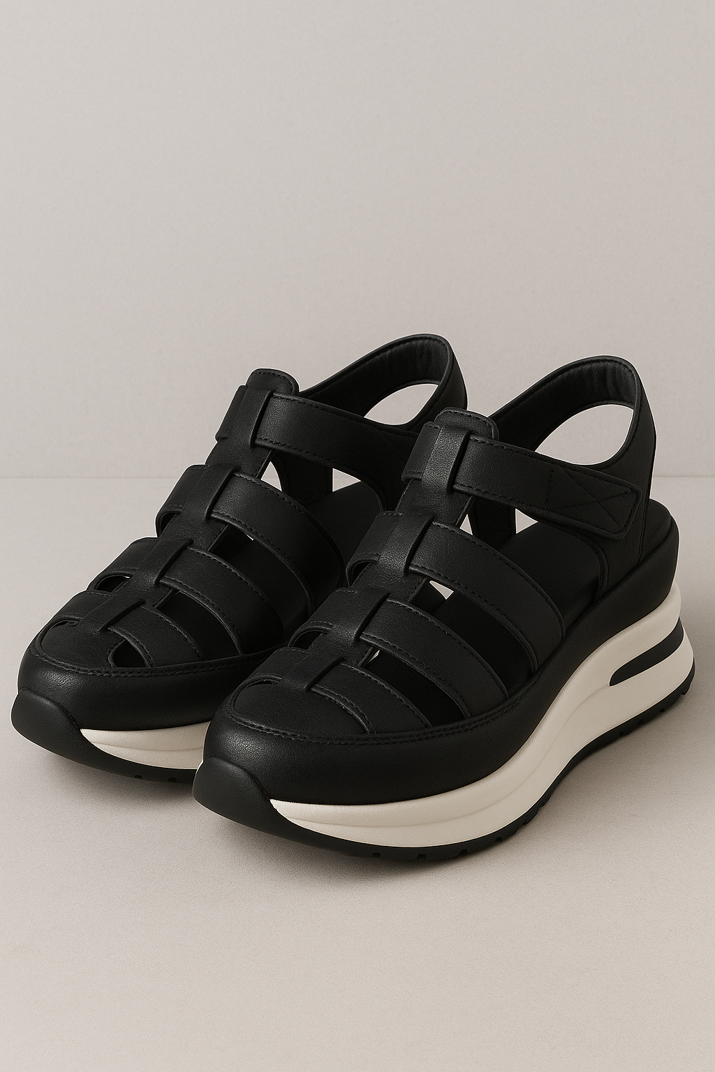 Sandali Donna Estivi Comodi Antiscivolo per Mare e Passeggio - Nero N - accessori moda estiva antiscivolo calzature traspiranti comodi donna estivi footwear estivo moda estiva sandali sandali antiscivolo sandali comodi donna sandali donna sandali eleganti sandali estivi sandali versatili shoes suola ergonomica - Concept Palermo