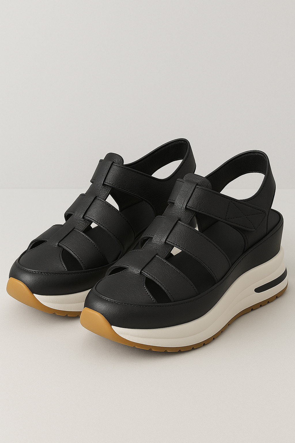 Sandali Donna Estivi Comodi Antiscivolo per Mare e Passeggio - Nero M - accessori moda estiva antiscivolo calzature traspiranti comodi donna estivi footwear estivo moda estiva sandali sandali antiscivolo sandali comodi donna sandali donna sandali eleganti sandali estivi sandali versatili shoes suola ergonomica - Concept Palermo