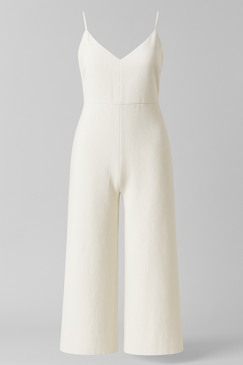 Tuta Donna Senza Maniche Poliestere - Bianco - abito estivo completo elegante donna maniche moda donna one-pieces outfit versatile poliestere tuta tuta casual tuta con zip tuta donna tuta elegante tuta in poliestere tuta per eventi vestito senza maniche - Concept Palermo