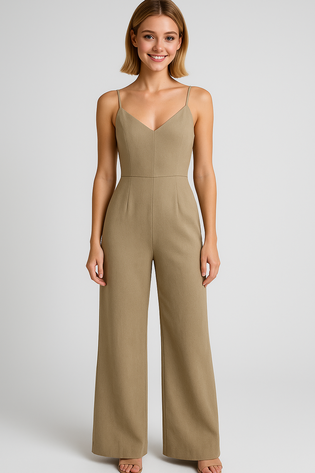 Tuta Donna Senza Maniche Poliestere - - abito estivo completo elegante donna maniche moda donna one-pieces outfit versatile poliestere tuta tuta casual tuta con zip tuta donna tuta elegante tuta in poliestere tuta per eventi vestito senza maniche - Concept Palermo