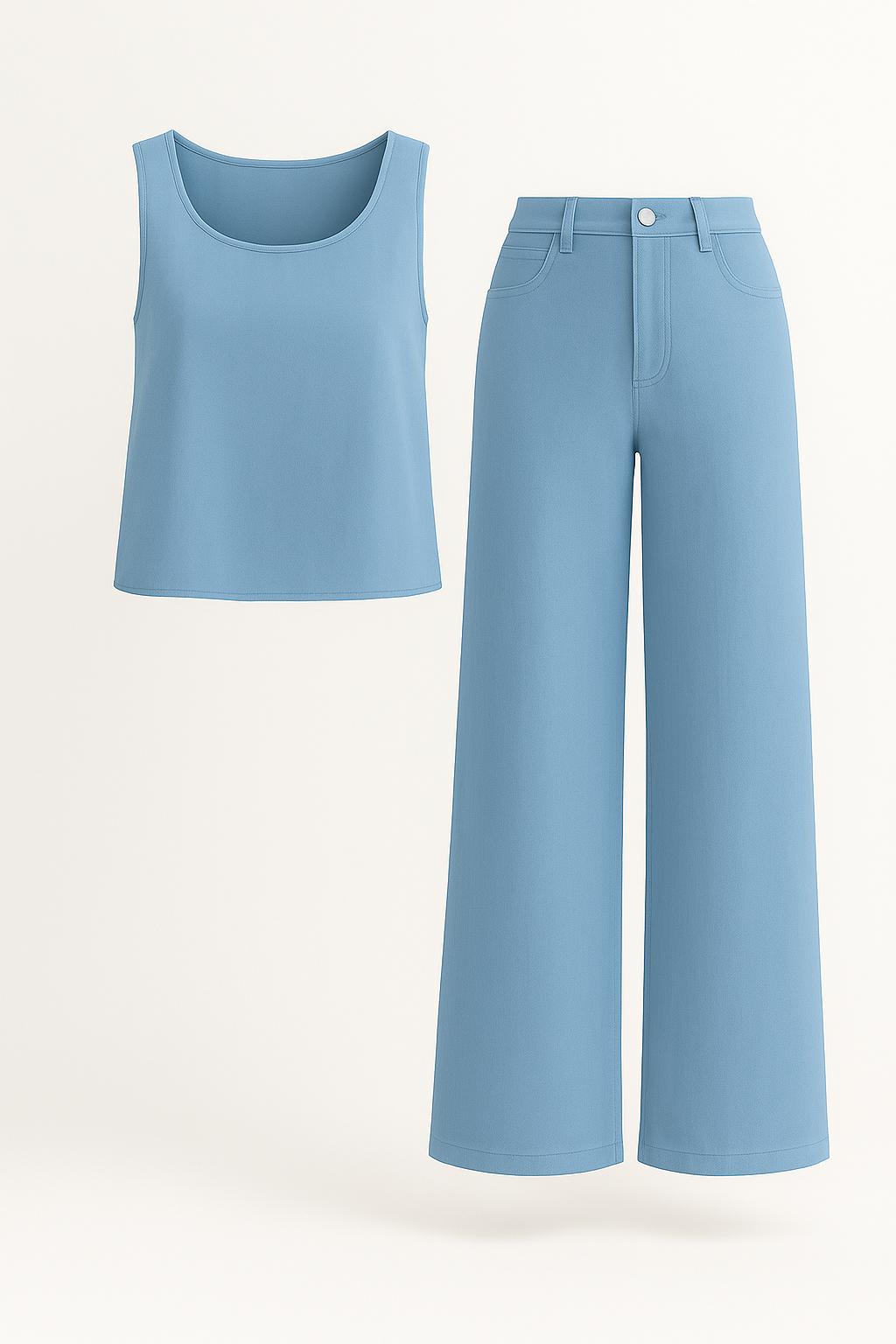 Completo Boho Femminile Due Pezzi Estivo - Blu - abbigliamento boho abbigliamento casual boho completo completo boho completo estivo estivo femminile look estivo outfit estivo outfit sets pezzi set a due pezzi stile bohemien tessuto traspirante vestito estivo - Concept Palermo