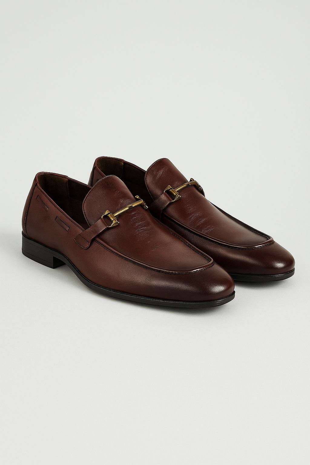 Mocassini da uomo classici in vera pelle marrone con anello, eleganti per ufficio e tempo libero - - anello classici decorativo marroni Men's Shoes mocassini mocassini classici pelle shoes - Concept Palermo