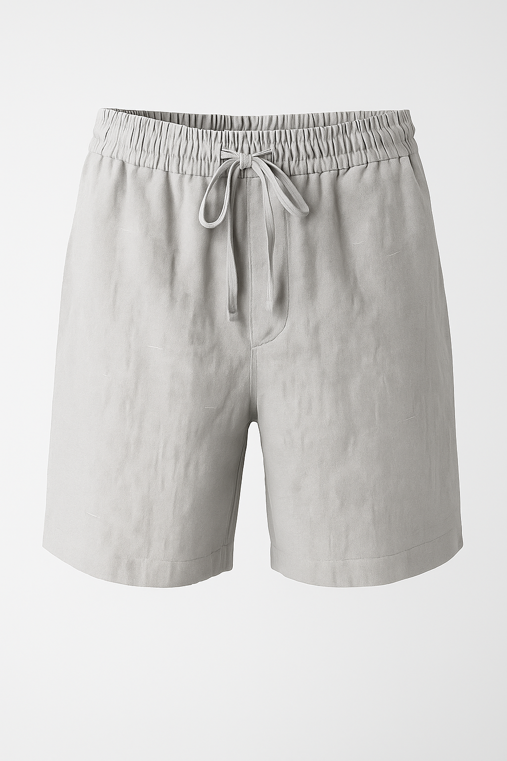 Pantaloncini di lino leggeri per uomo - Grigio - Atmungsaktive Shorts Cooler Stil Herren Shorts komfortable Shorts leggeri lino lässige Shorts pantaloncini pantaloncini lino shorts Sommer Look Sommermode Männer strand shorts tägliche Freizeitkleidung uomo verstellbarer Kordelzug - Concept Palermo