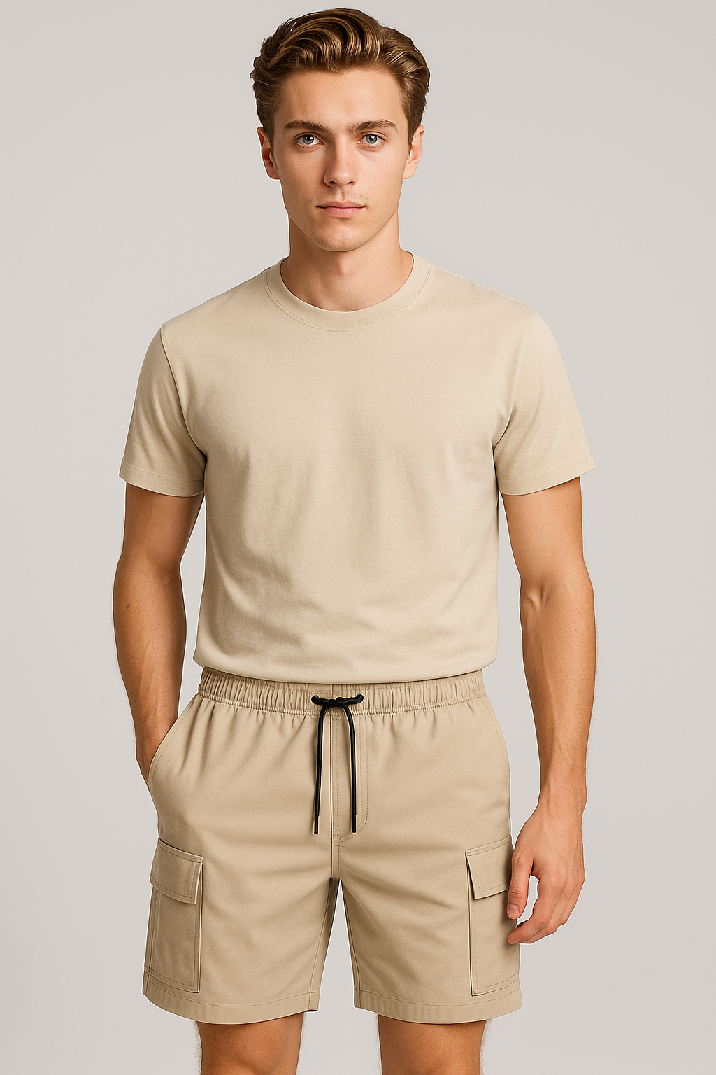 Pantaloncini cargo da uomo con tasca laterale Pelle - - cargo komfortable Shorts laterale pantaloncini pantaloncini cargo pelle short shorts shorts for men tasca uomo - Concept Palermo