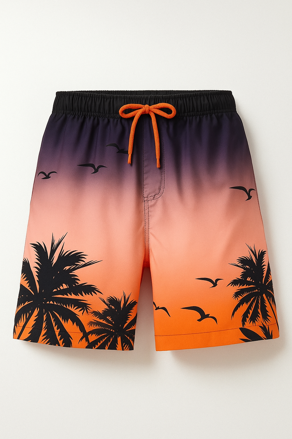 Boxer da uomo con stampa di tramonto tra le palme - Pesca - boxer boxer uomo fashion occasion: summer fashion style: summer palme shorts stampa summer Summer shorts tramonto uomo - Concept Palermo