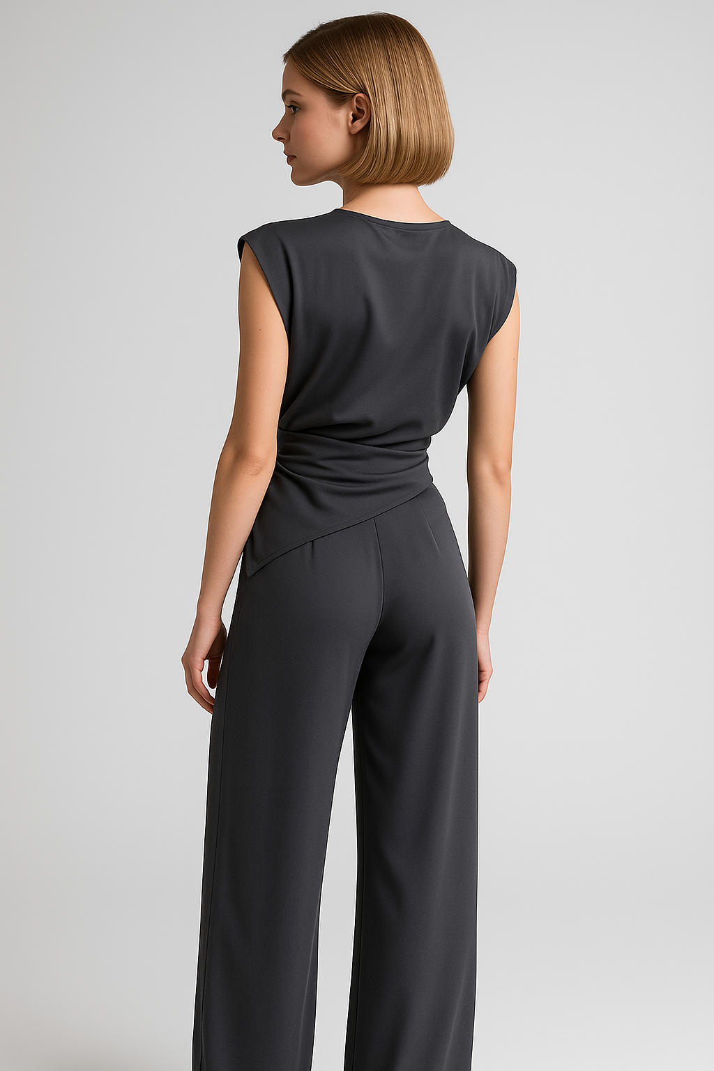 Completo Due Pezzi Elegante da Donna - Top e Pantaloni Morbidi per Ogni Occasione - - abbigliamento versatile abito sofisticato design raffinato donna due pezzi donna moda femminile outfit elegante outfit sets pantaloni a vita alta pezzi pezzi donna set da donna stile chic tessuto leggero - Concept Palermo