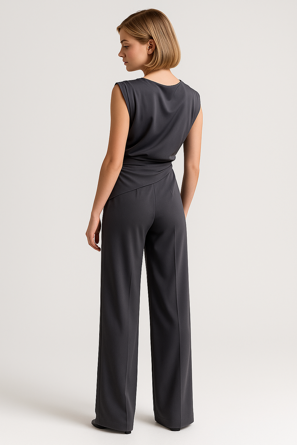 Completo Due Pezzi Elegante da Donna - Top e Pantaloni Morbidi per Ogni Occasione - - abbigliamento versatile abito sofisticato design raffinato donna due pezzi donna moda femminile outfit elegante outfit sets pantaloni a vita alta pezzi pezzi donna set da donna stile chic tessuto leggero - Concept Palermo