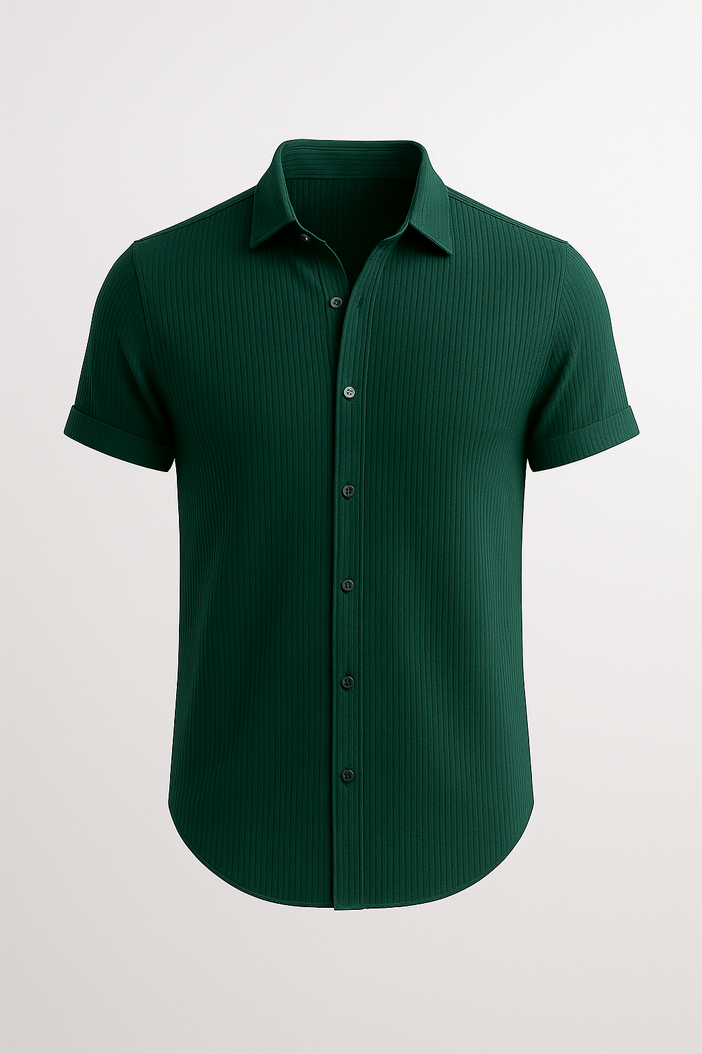 Camicia uomo a maniche corte in cotone – Traspirante, e versatile Pelle - Verde - 140525 camicia camicia uomo corte cotone gmc140525 maniche men men's top clothes pelle shirt traspirante - Concept Palermo