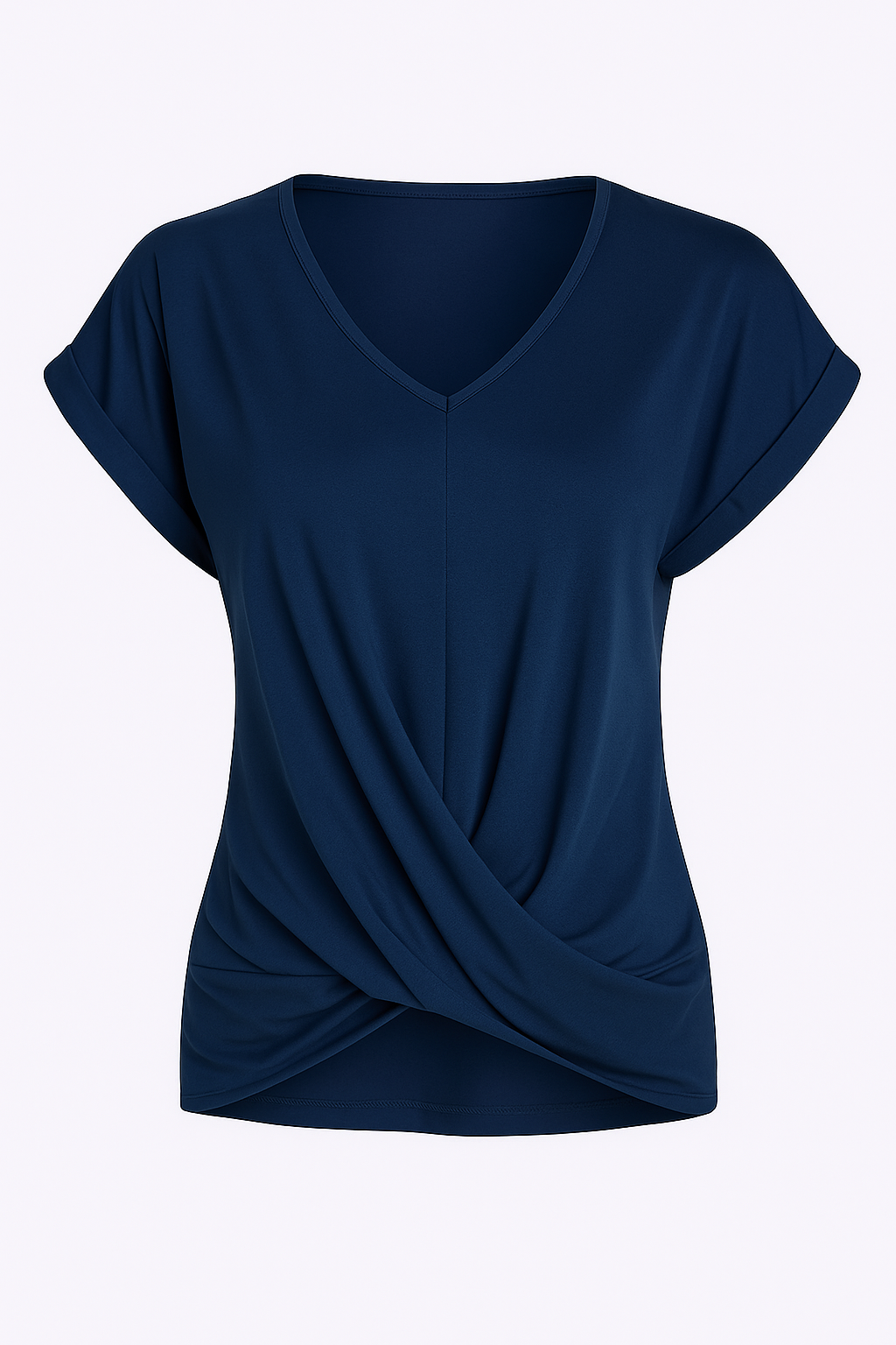 Maglietta con scollo a V in tessuto morbido e leggero Uomo - Blu - Frauen Oberteil leggero maglietta maglietta scollo scollo Summer tessuto uomo women's top clothes - Concept Palermo