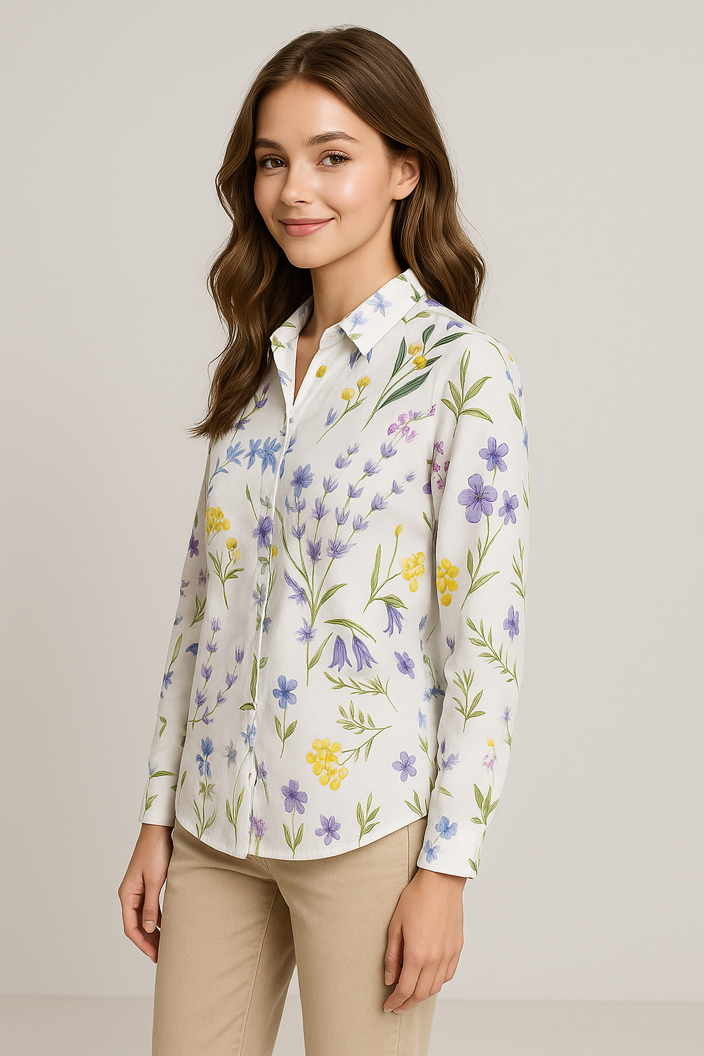 Camicetta Floreale Donna Elegante con Stampa Dettagliata - Blusa Primaverile Estiva - - camicetta camicetta dettagli dettagli donna floral Frauen Bluse stampa SUMMER women's top clothes - Concept Palermo