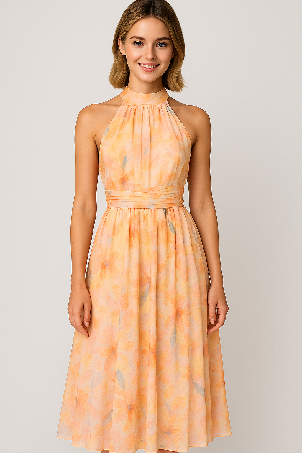Abito Maxi Estivo per Donna - - abito abito estivo abito maxi abito scollato abito senza maniche design unico donna dresses elegante estivo matrimonio in spiaggia occasioni speciali stile fluido tessuto leggero - Concept Palermo