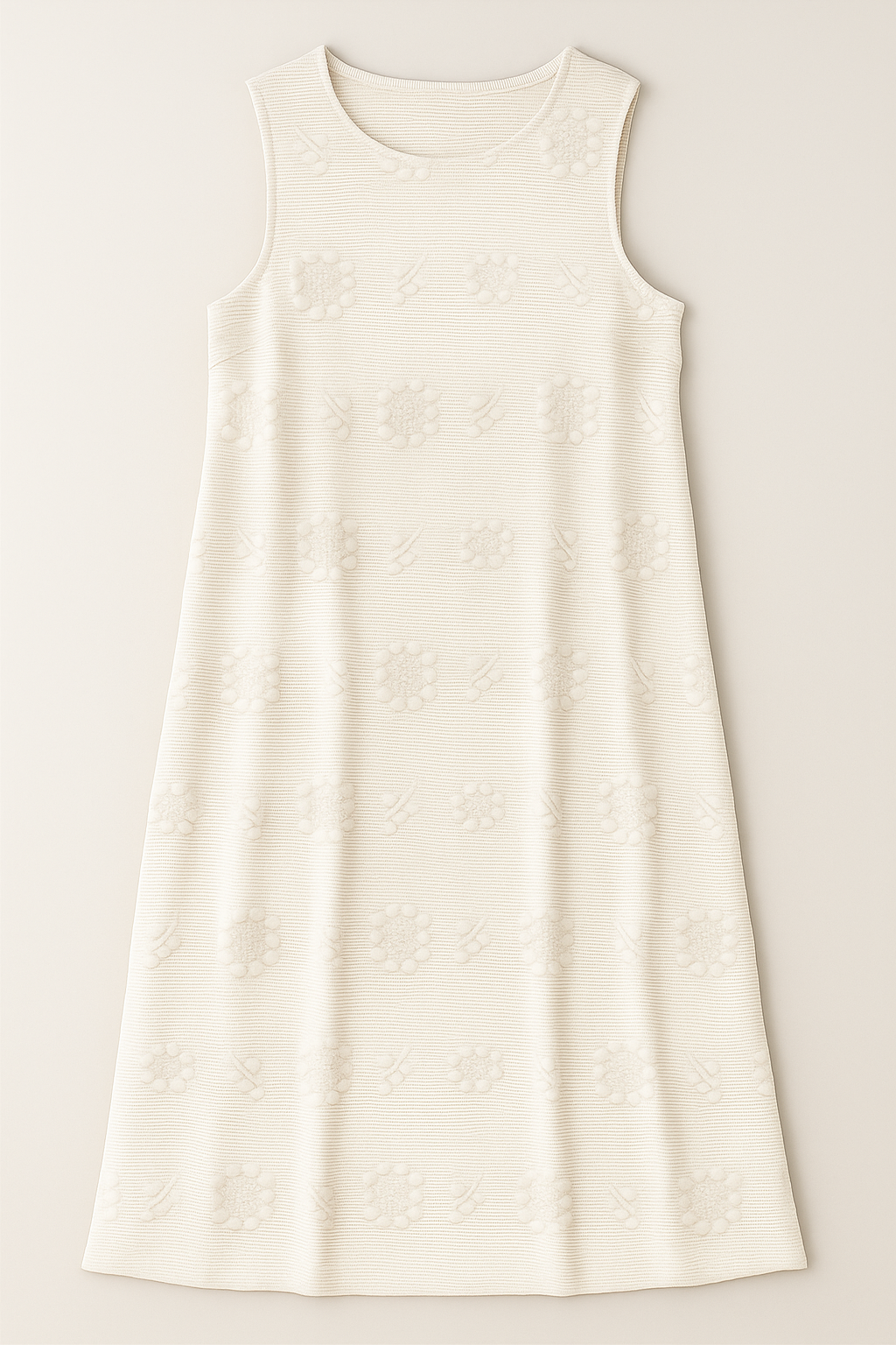 Abito Estivo Donna Casual con Tasche, Vestito Lungo Elegante Spiaggia Mare - Bianco - abbigliamento estivo abito abito con tasche abito estivo comfort quotidiano donna dresses eleganza semplice estivo lunghezza midi ricami floreali silhouette relaxed stile casual estivo tasche vestito senza maniche - Concept Palermo
