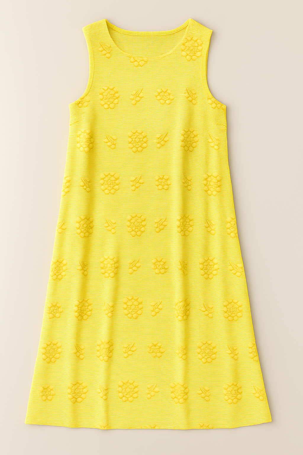 Abito Estivo Donna Casual con Tasche, Vestito Lungo Elegante Spiaggia Mare - Giallo - abbigliamento estivo abito abito con tasche abito estivo comfort quotidiano donna dresses eleganza semplice estivo lunghezza midi ricami floreali silhouette relaxed stile casual estivo tasche vestito senza maniche - Concept Palermo