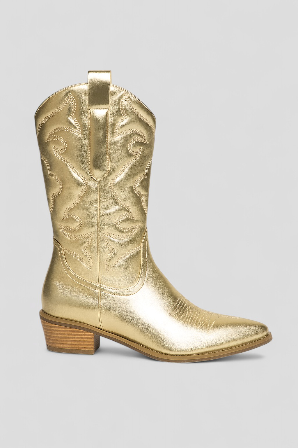 Stivali Cowboy Donna in Vera Pelle Neri - Western Eleganti e Comodi - Oro - calzature formali comfort prolungato cowboy design iconico donna fascino rustico pelle pelle di alta qualità shoes stile Western stivali stivali classici stivali cowboy stivali eleganti versatile outfit - Concept Palermo