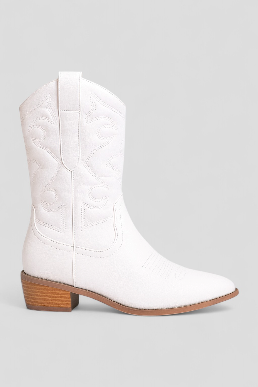 Stivali Cowboy Donna in Vera Pelle Neri - Western Eleganti e Comodi - Bianco - calzature formali comfort prolungato cowboy design iconico donna fascino rustico pelle pelle di alta qualità shoes stile Western stivali stivali classici stivali cowboy stivali eleganti versatile outfit - Concept Palermo